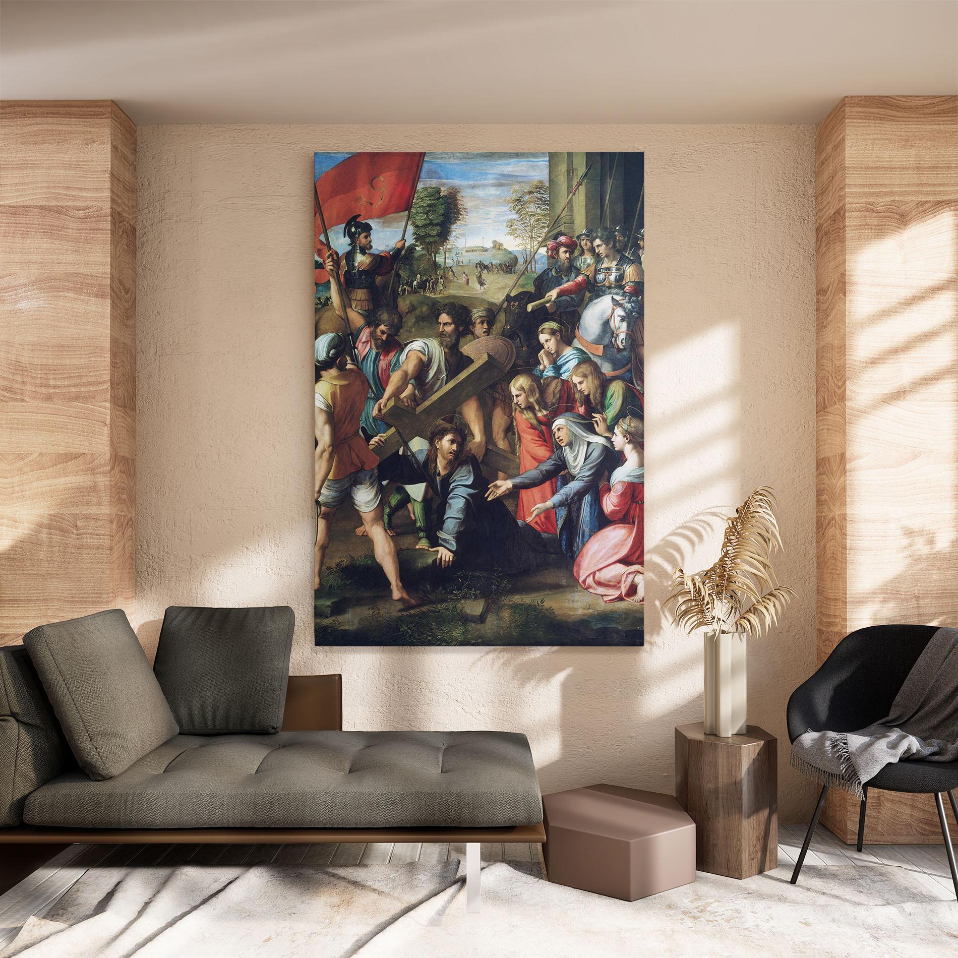 Картина на платно Taking The Cross mockup 8