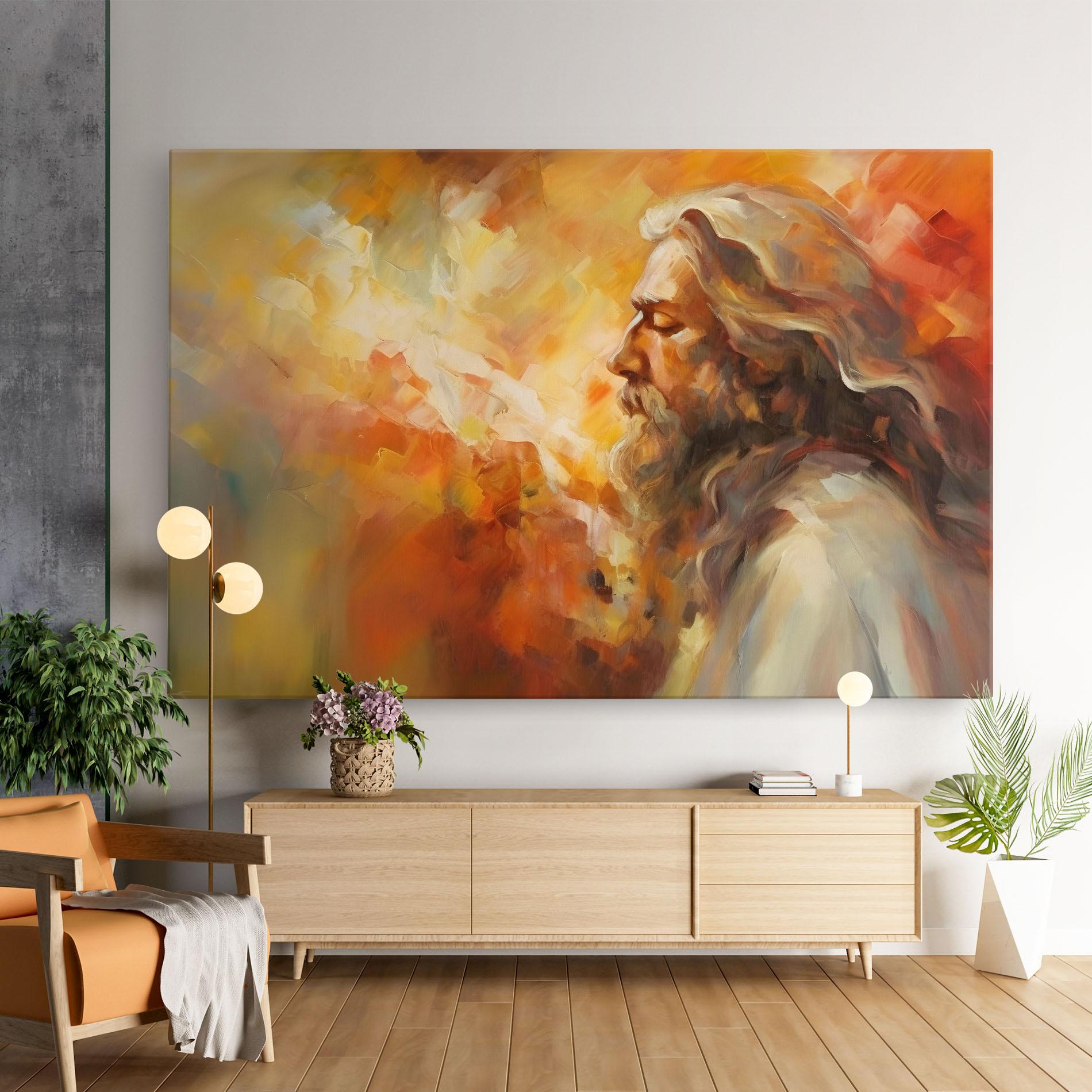 Картина на платно Christ Oil Painting mockup 9
