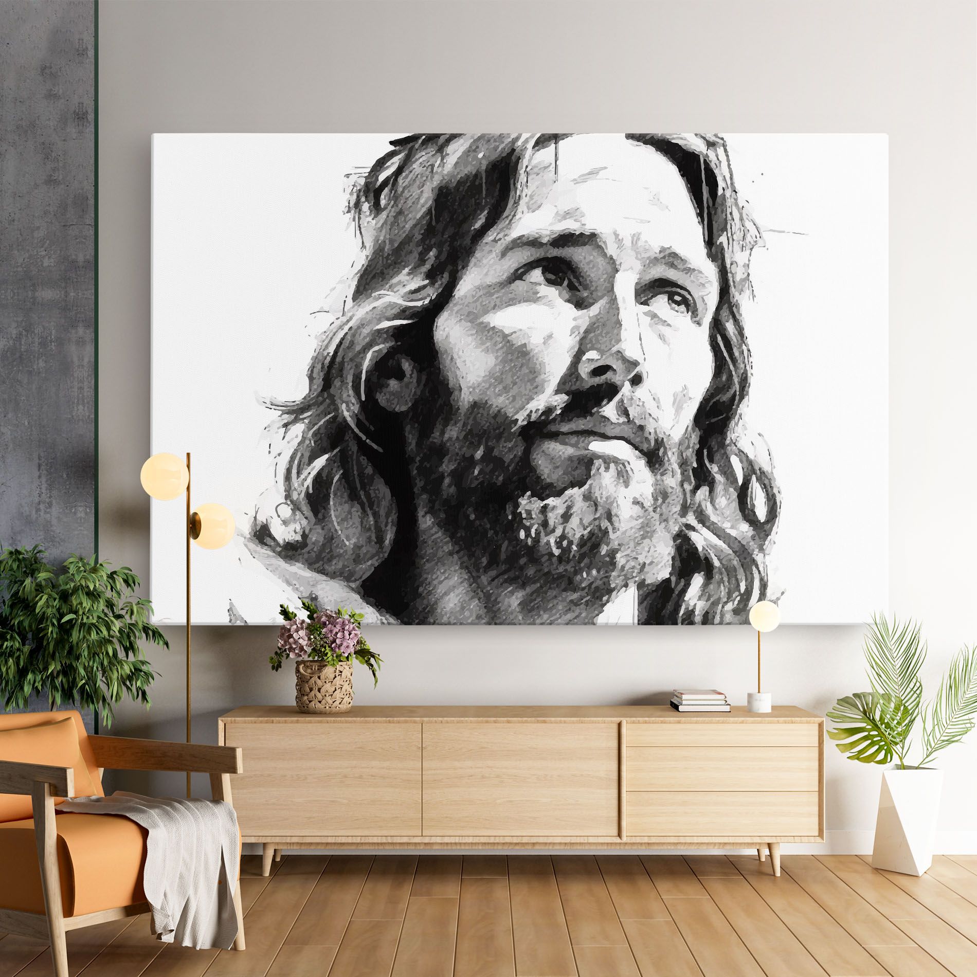 Jesus Drawing mockup 9