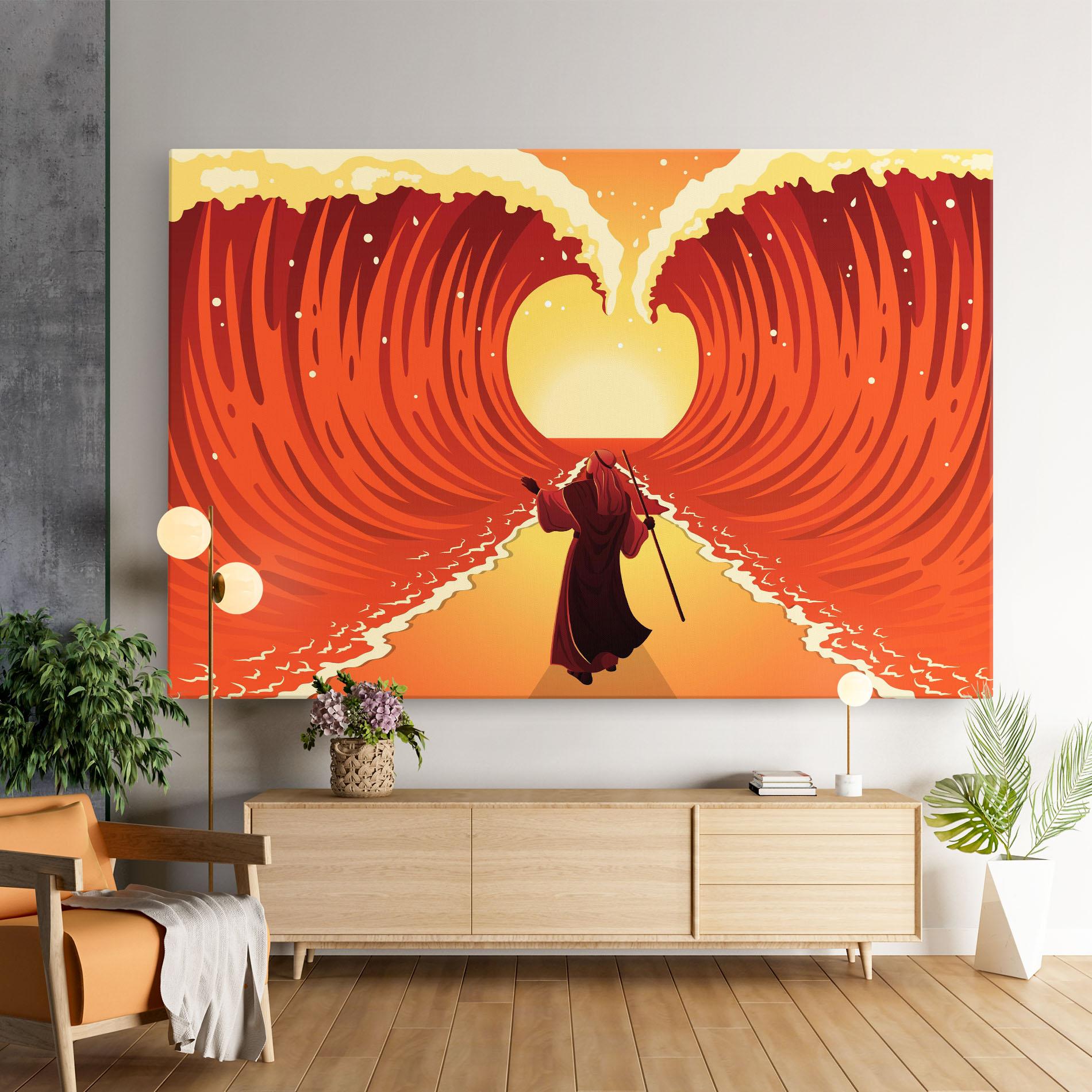 Картина на платно Moses mockup 9