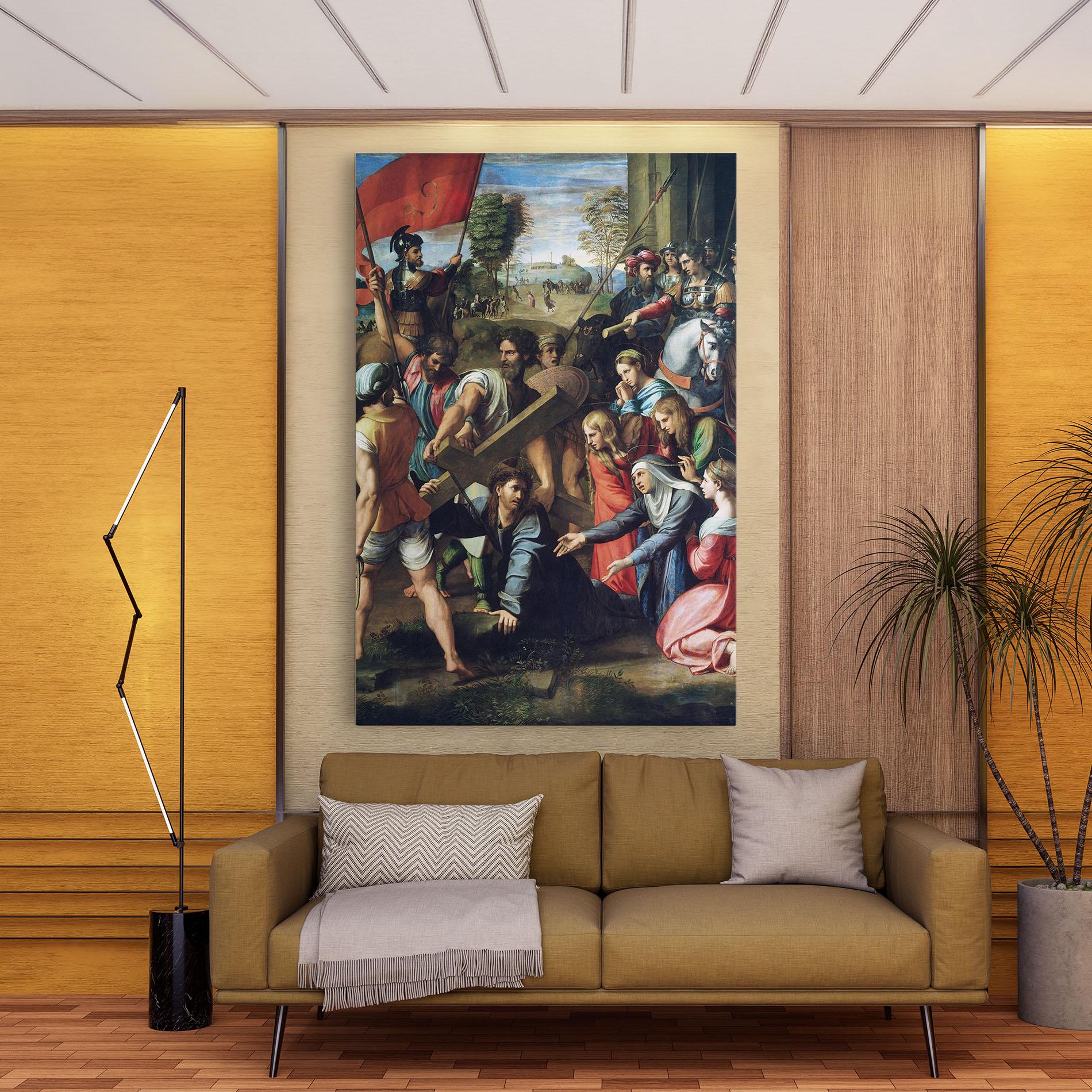 Картина на платно Taking The Cross mockup 9