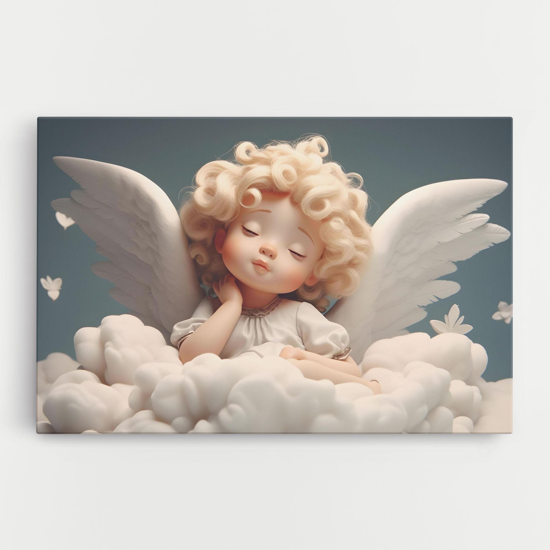 Картина на платно Statue Baby Angel mockup 0