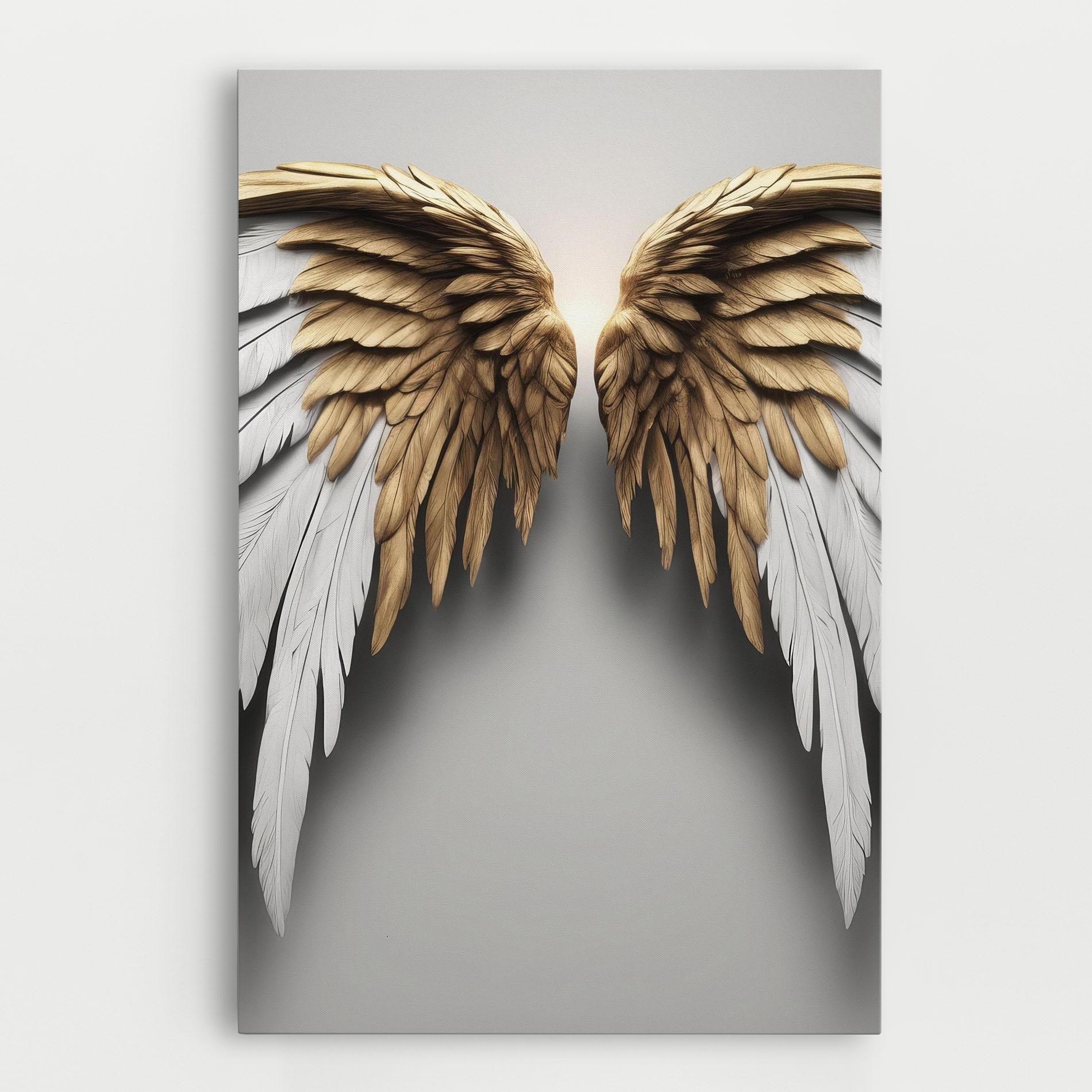 Картина на платно Realistic Angel Wings mockup 0