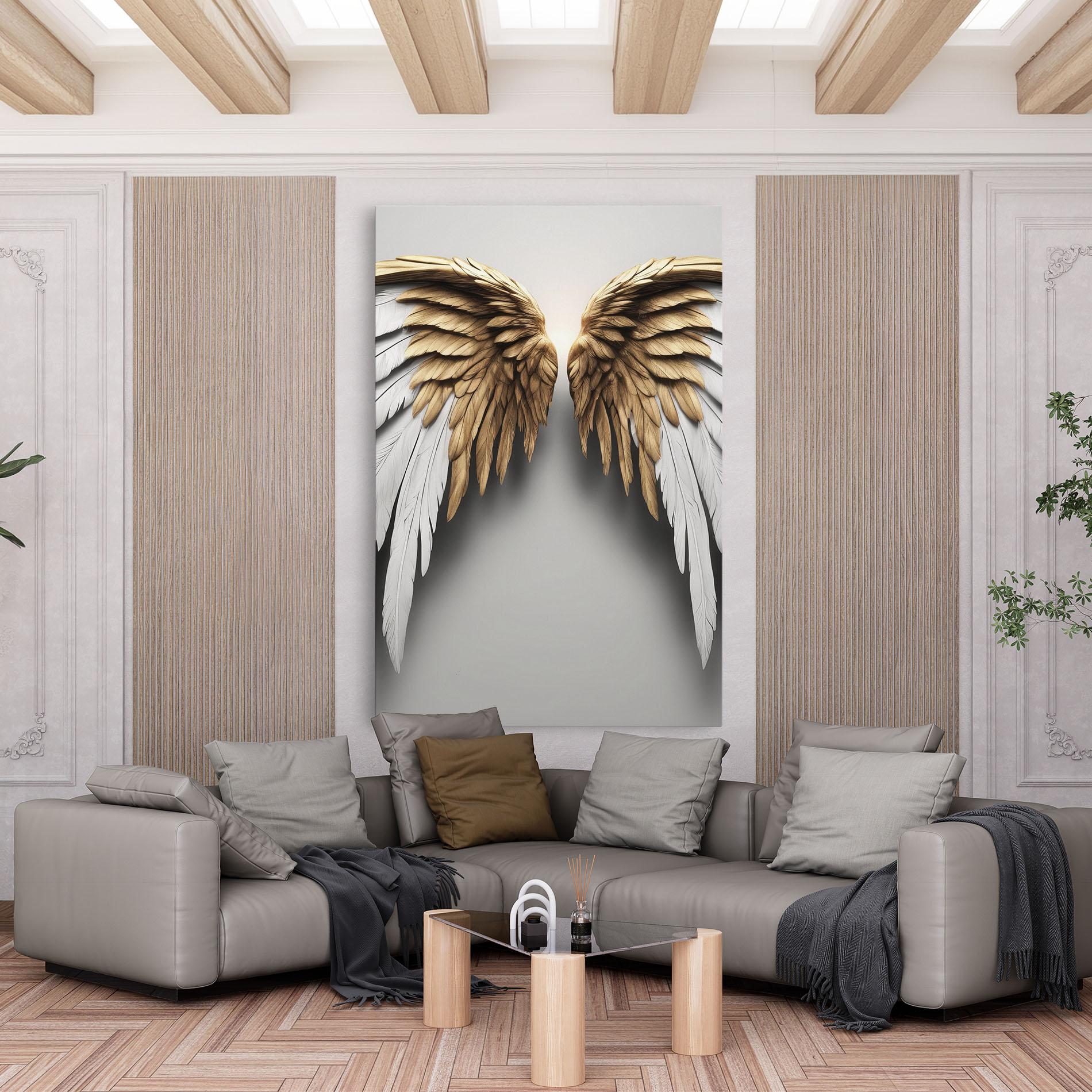 Картина на платно Realistic Angel Wings mockup 6