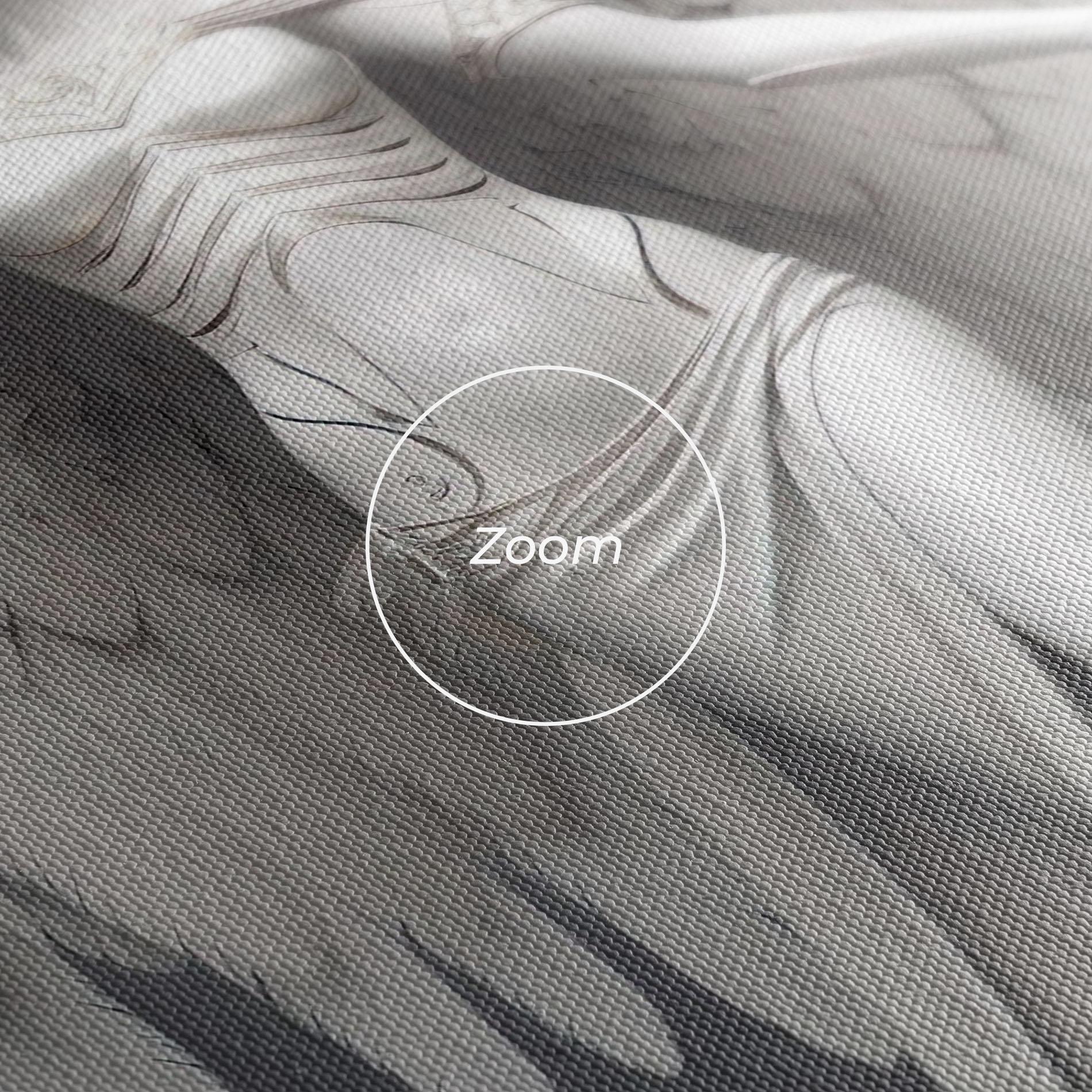 Картина на платно White Stone Woman mockup 3