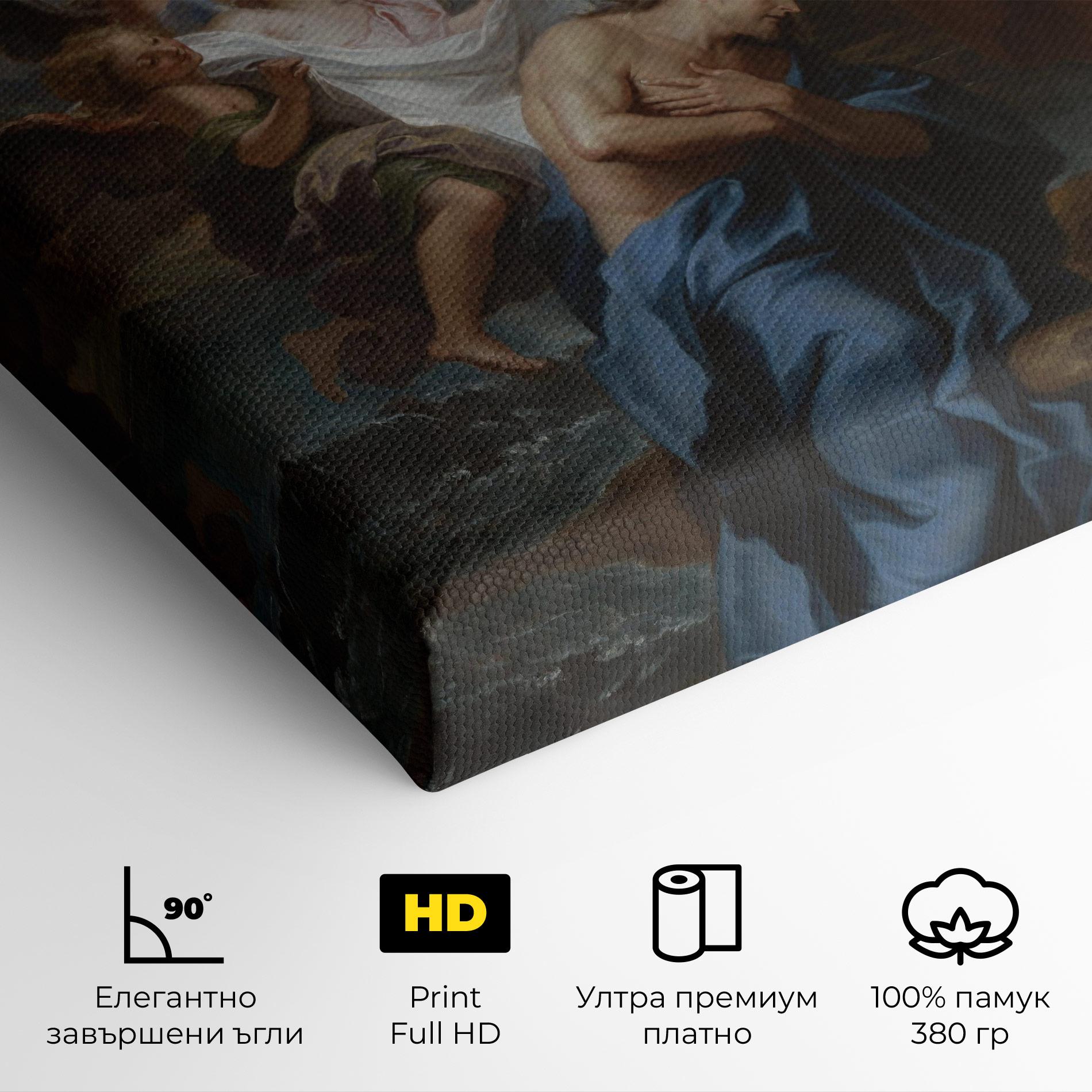 Картина на платно Bird Floating mockup 4