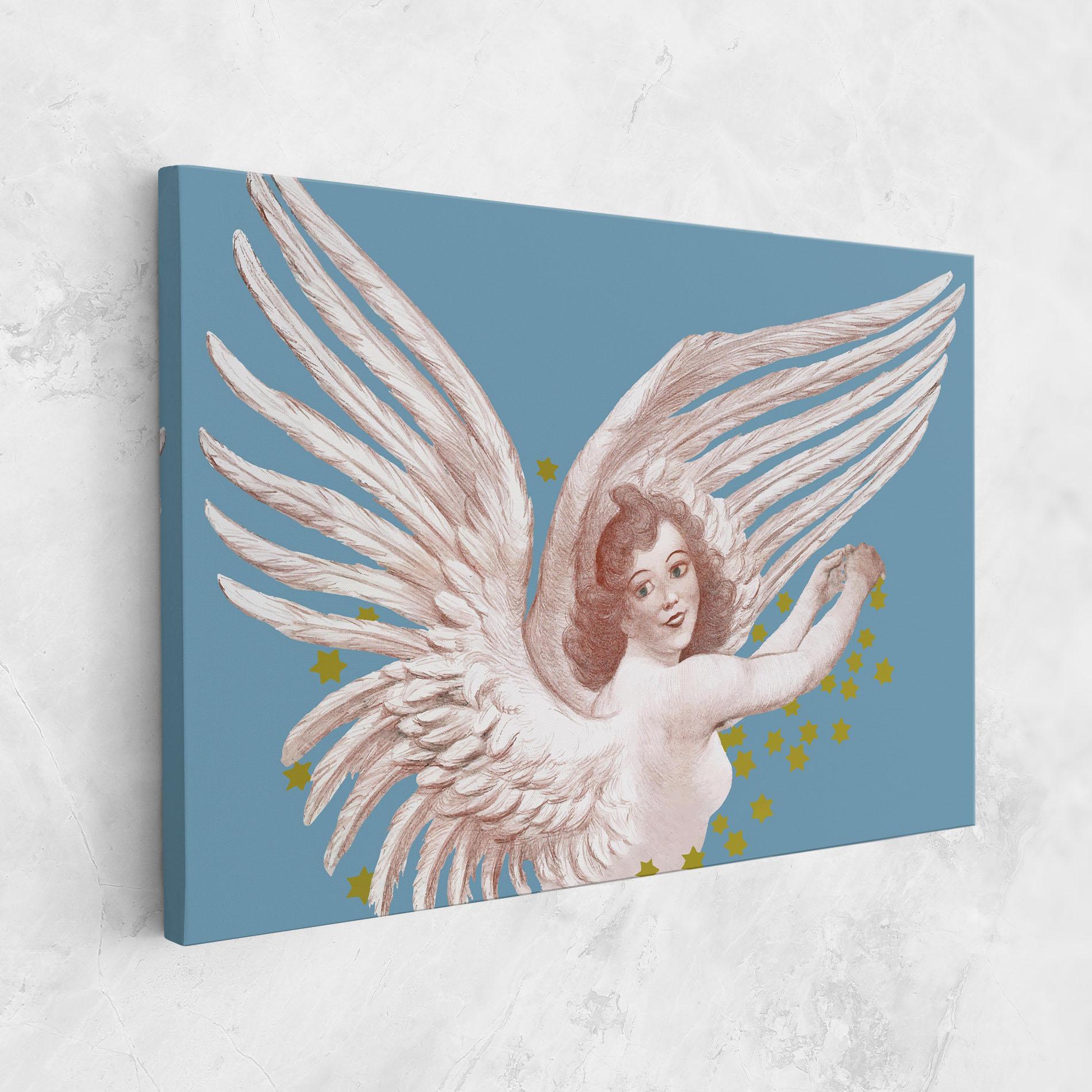 Картина на платно Stars Angel mockup 1