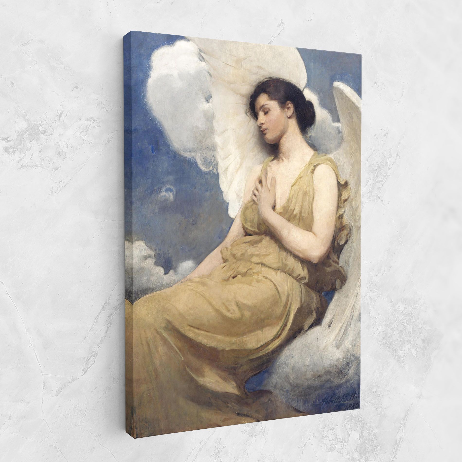 Angel Woman Painting mockup 1