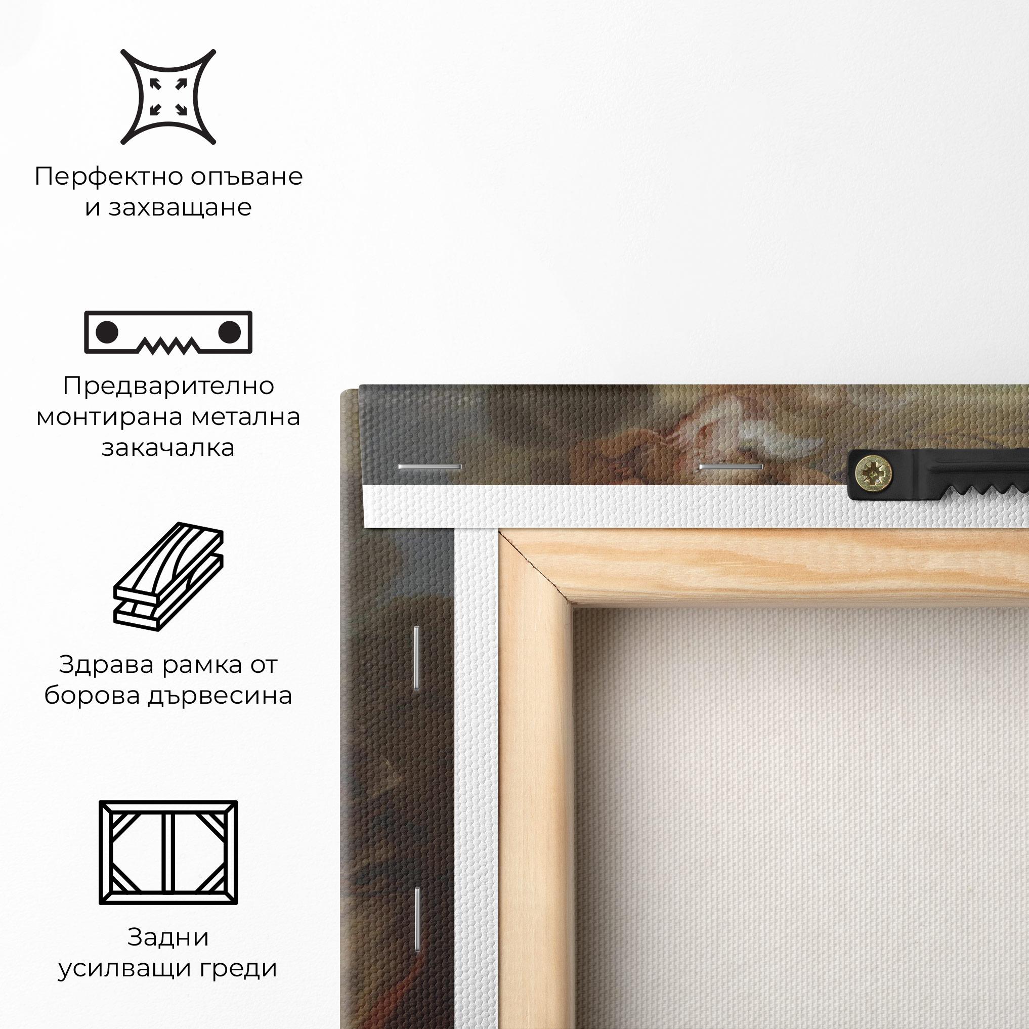 Картина на платно Bird Floating mockup 5