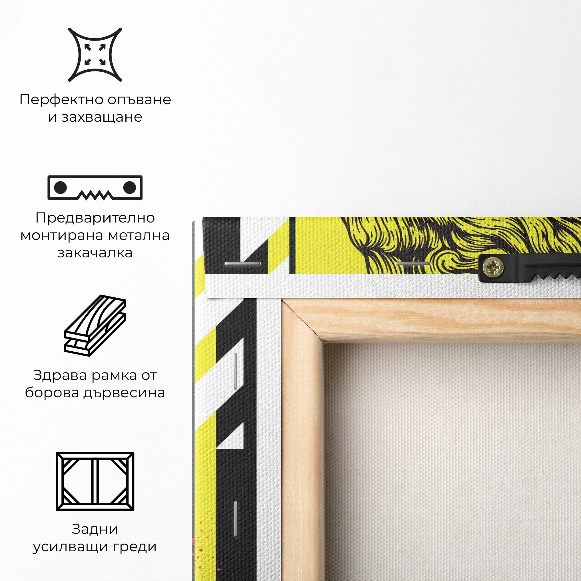 Картина на платно Fake Heroes mockup 5