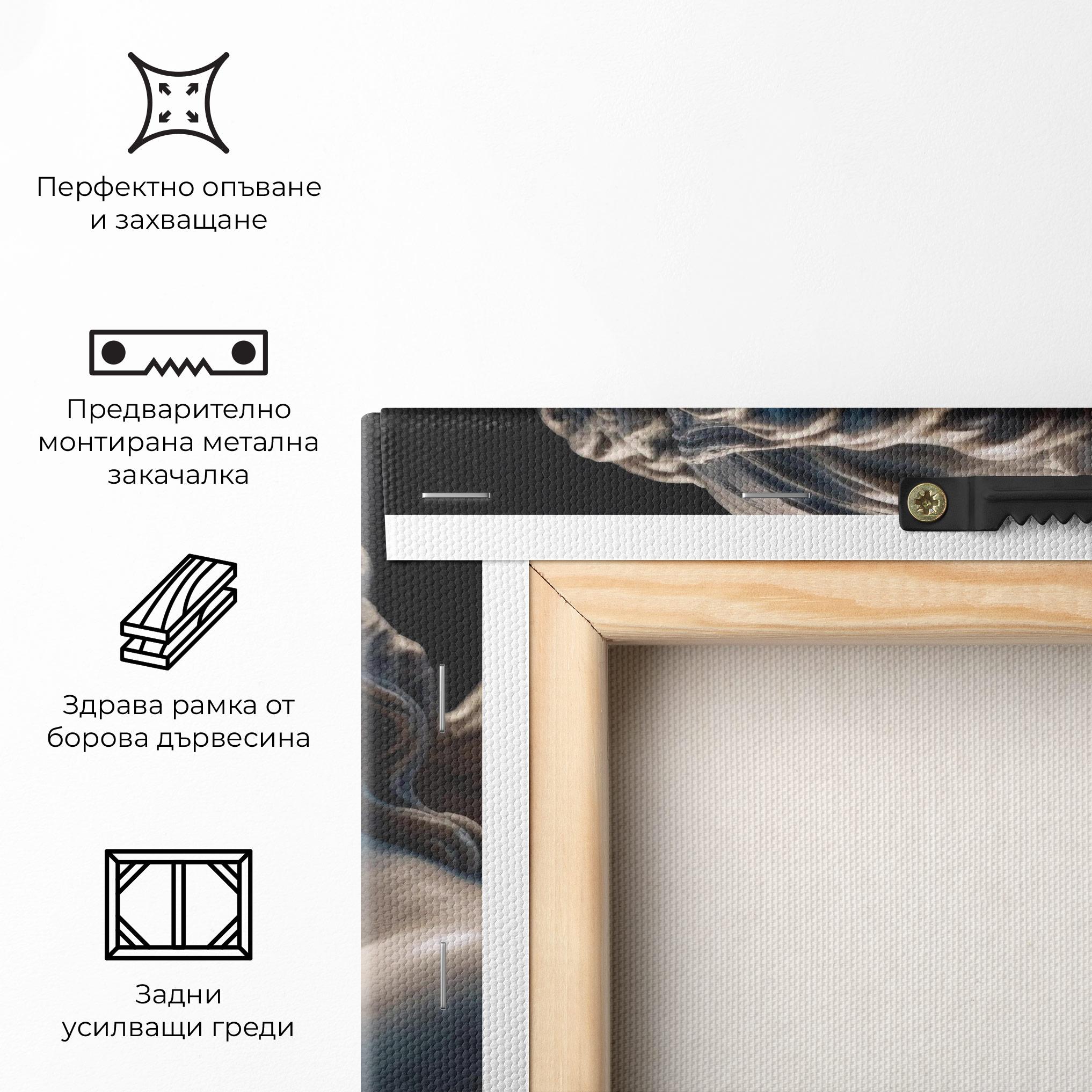 Картина на платно Praying Woman mockup 5