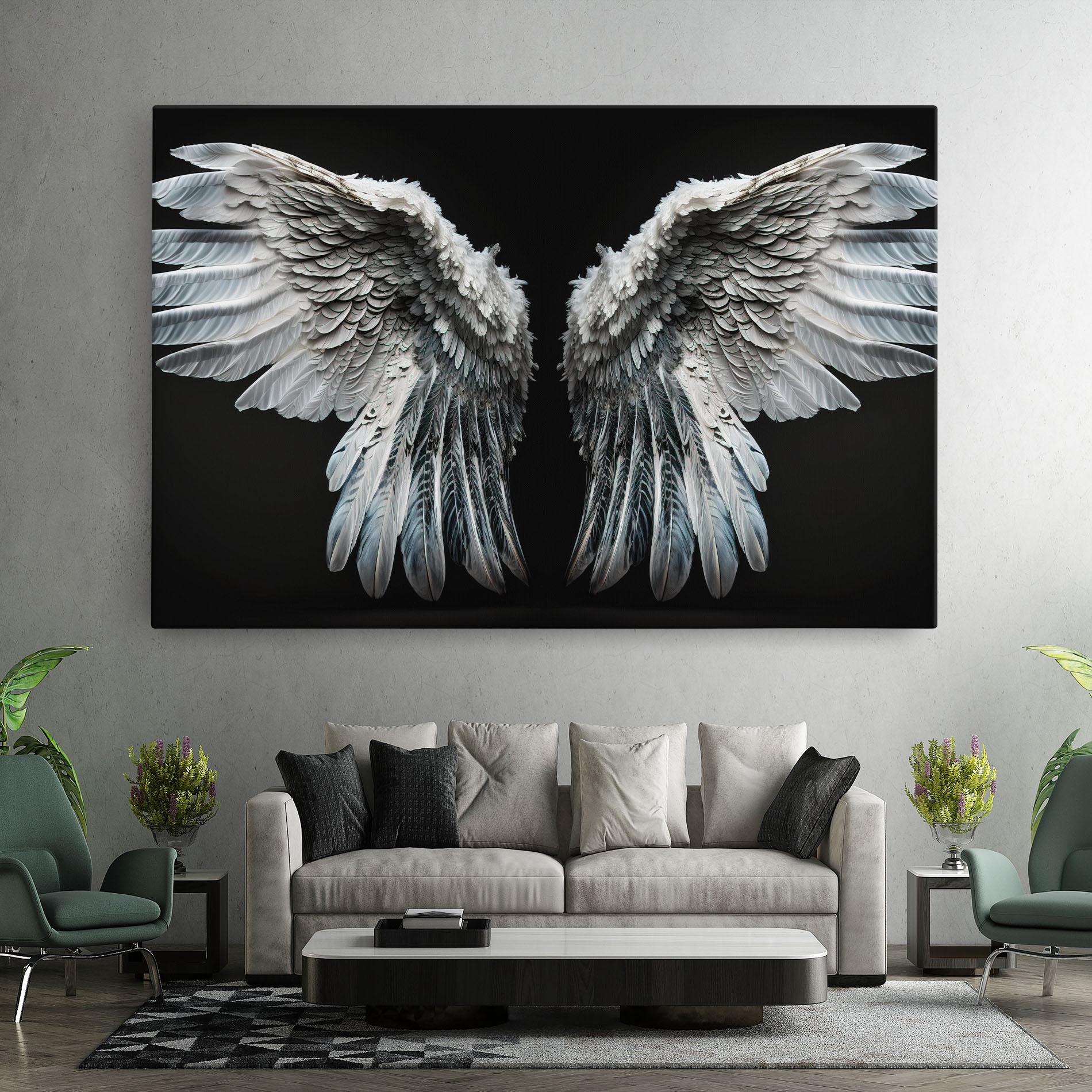 Картина на платно Big Angel Wings mockup 7