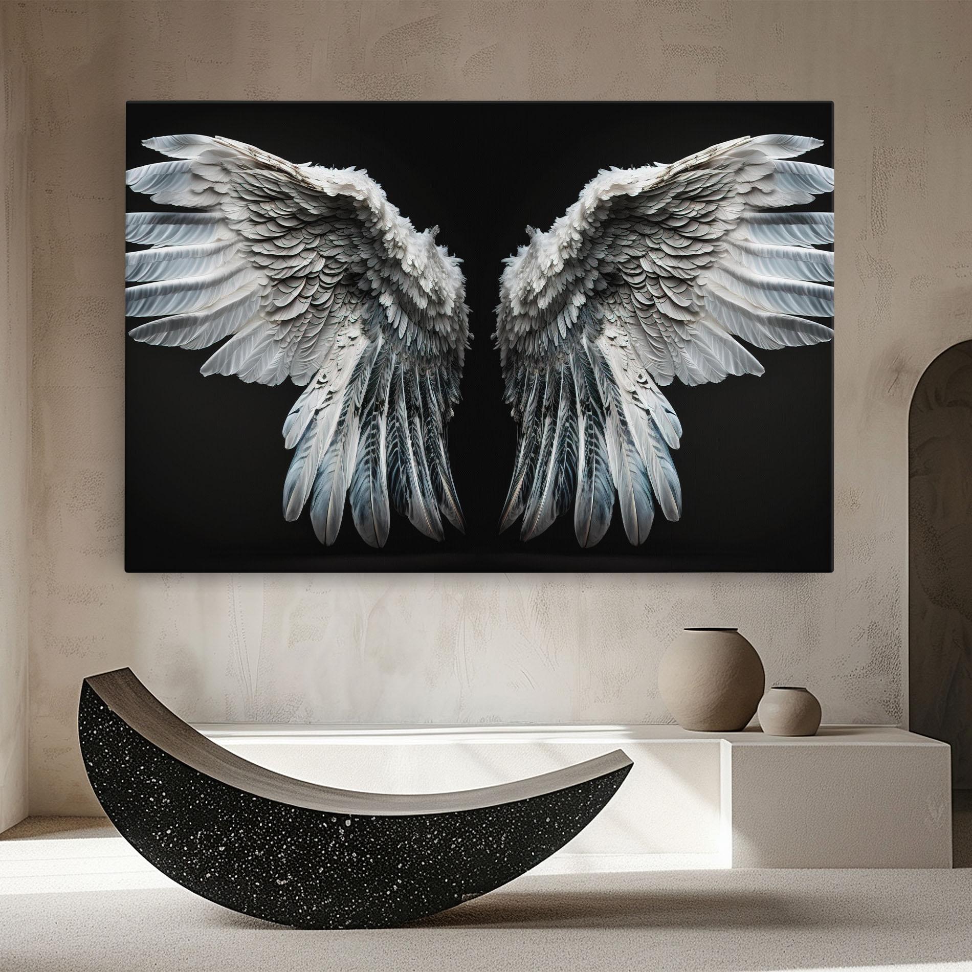 Картина на платно Big Angel Wings mockup 8