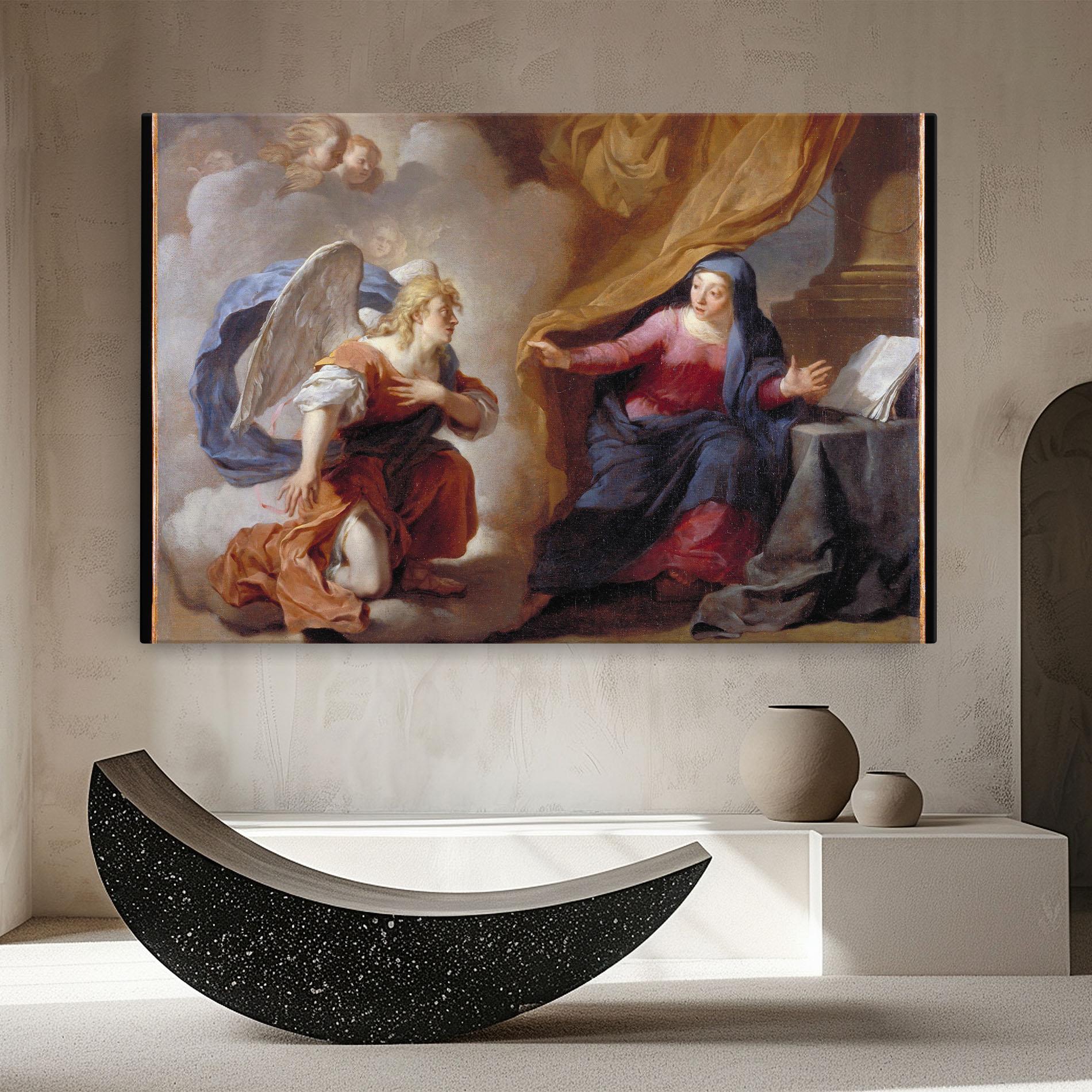 Картина на платно Painting Old Angel mockup 8