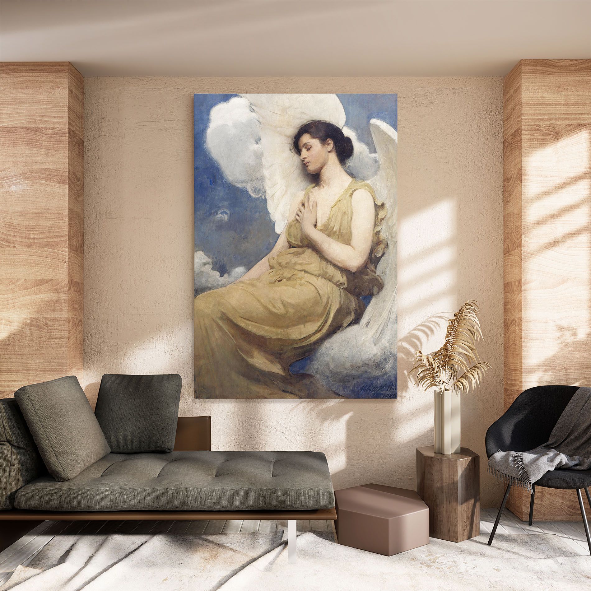 Angel Woman Painting mockup 8