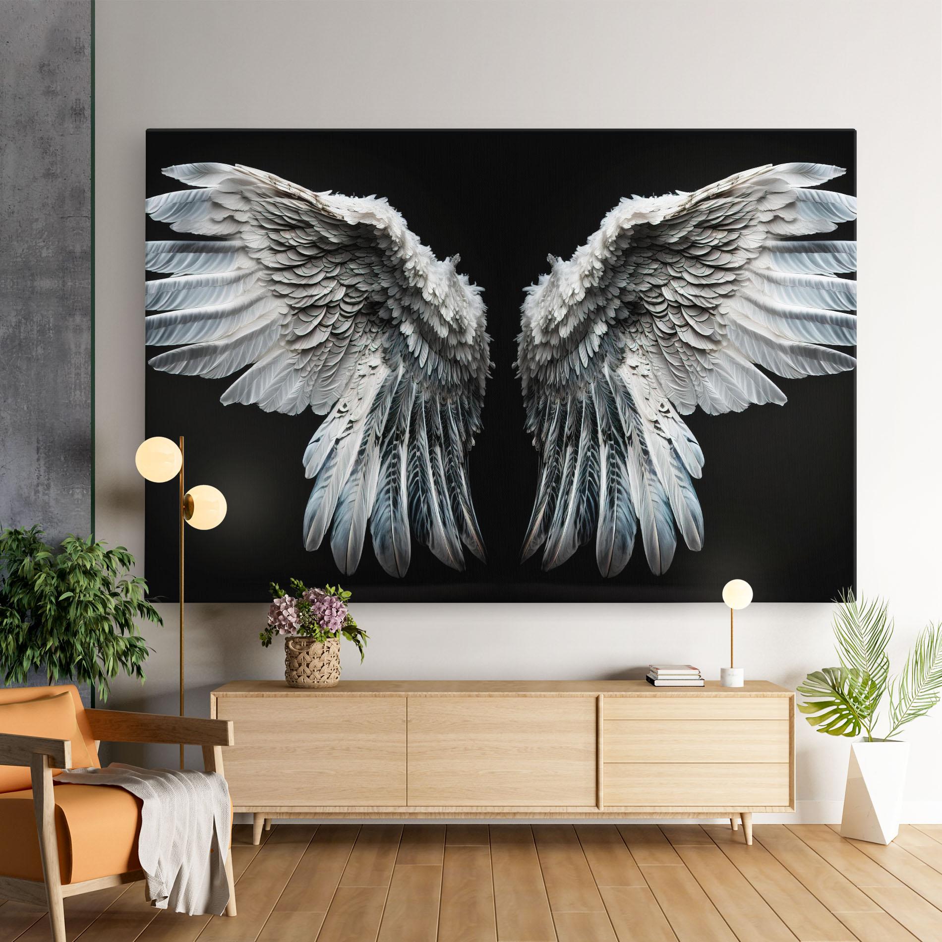 Картина на платно Big Angel Wings mockup 9