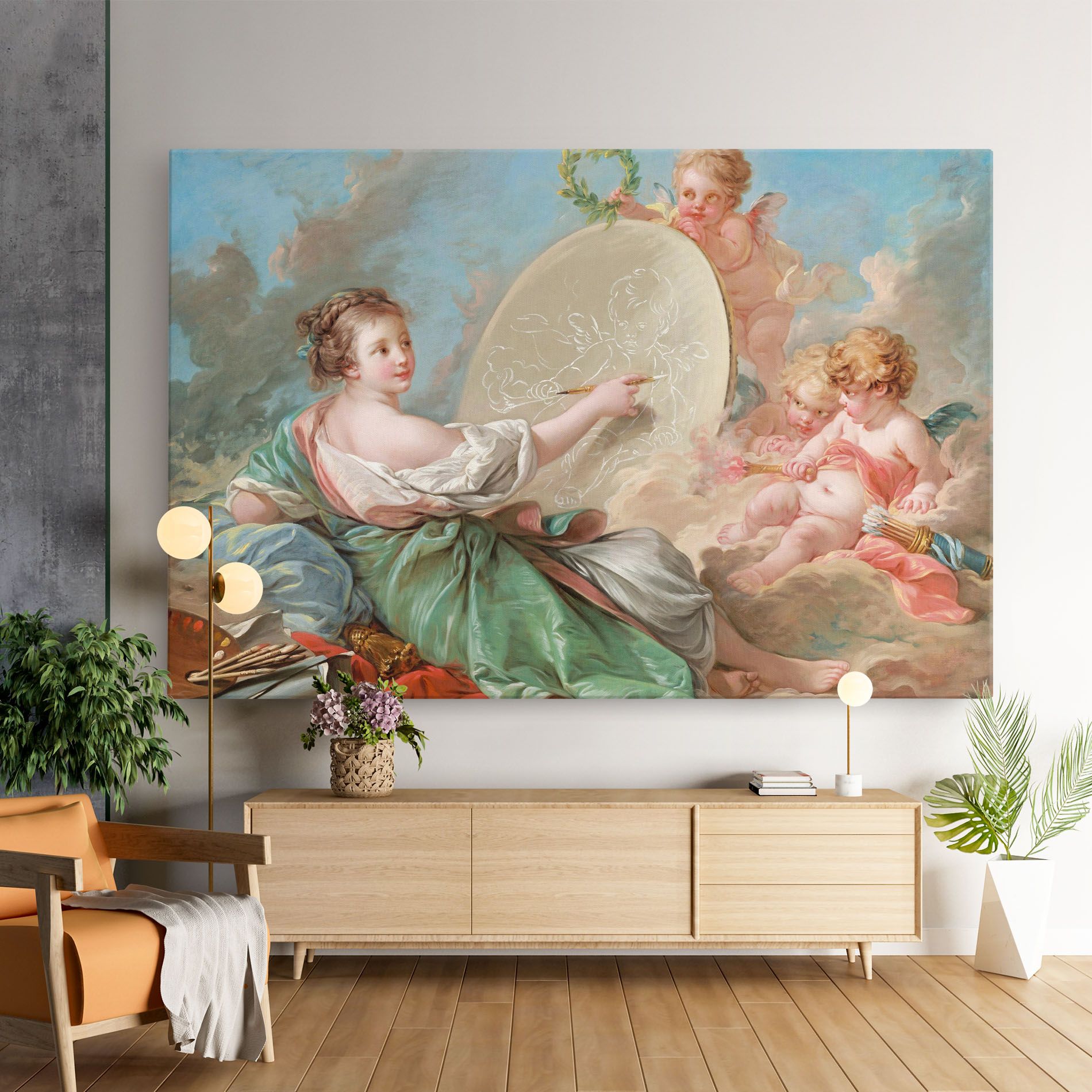 Painting Cute Angels mockup 9