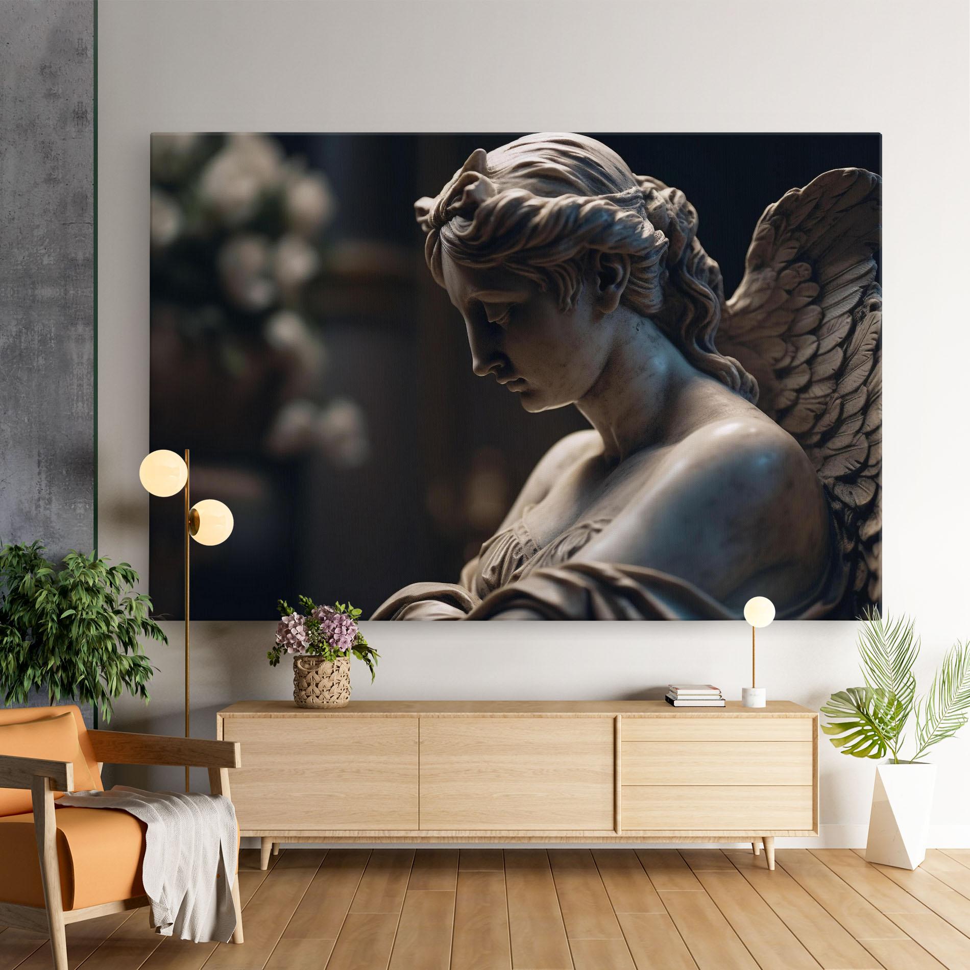 Картина на платно Praying Woman mockup 9