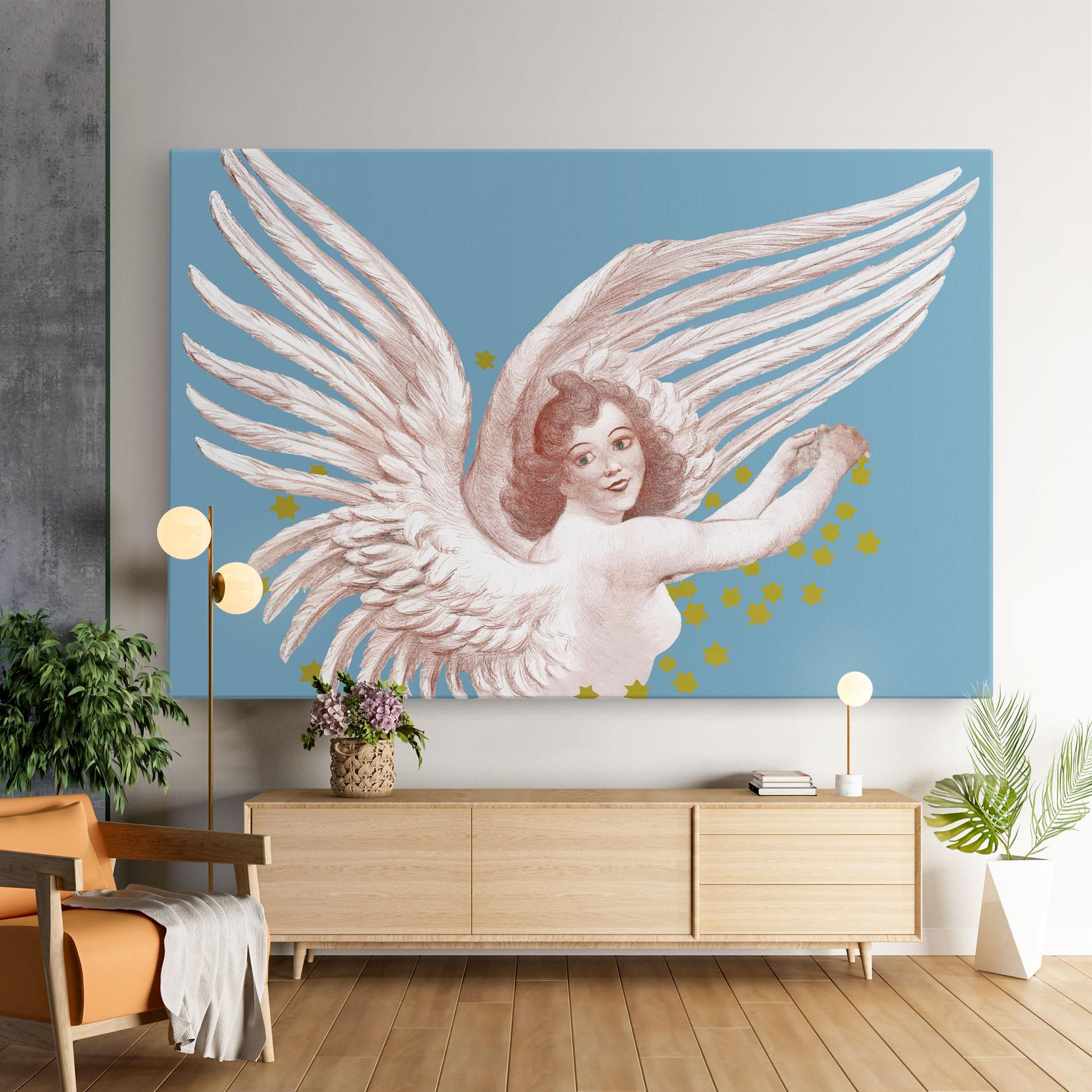 Картина на платно Stars Angel mockup 9