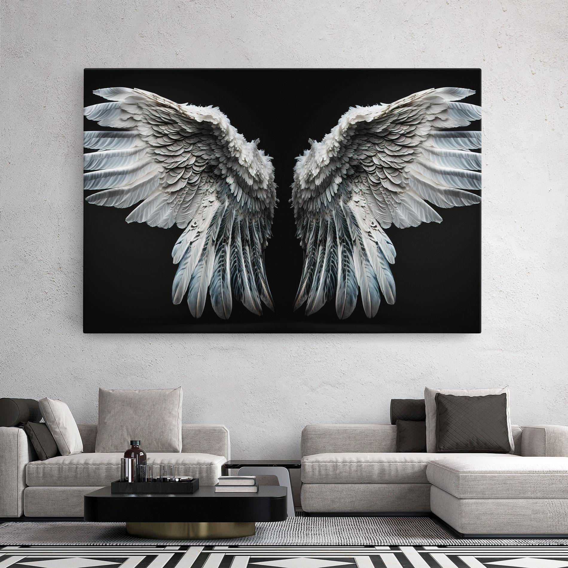 Картина на платно Big Angel Wings mockup 2