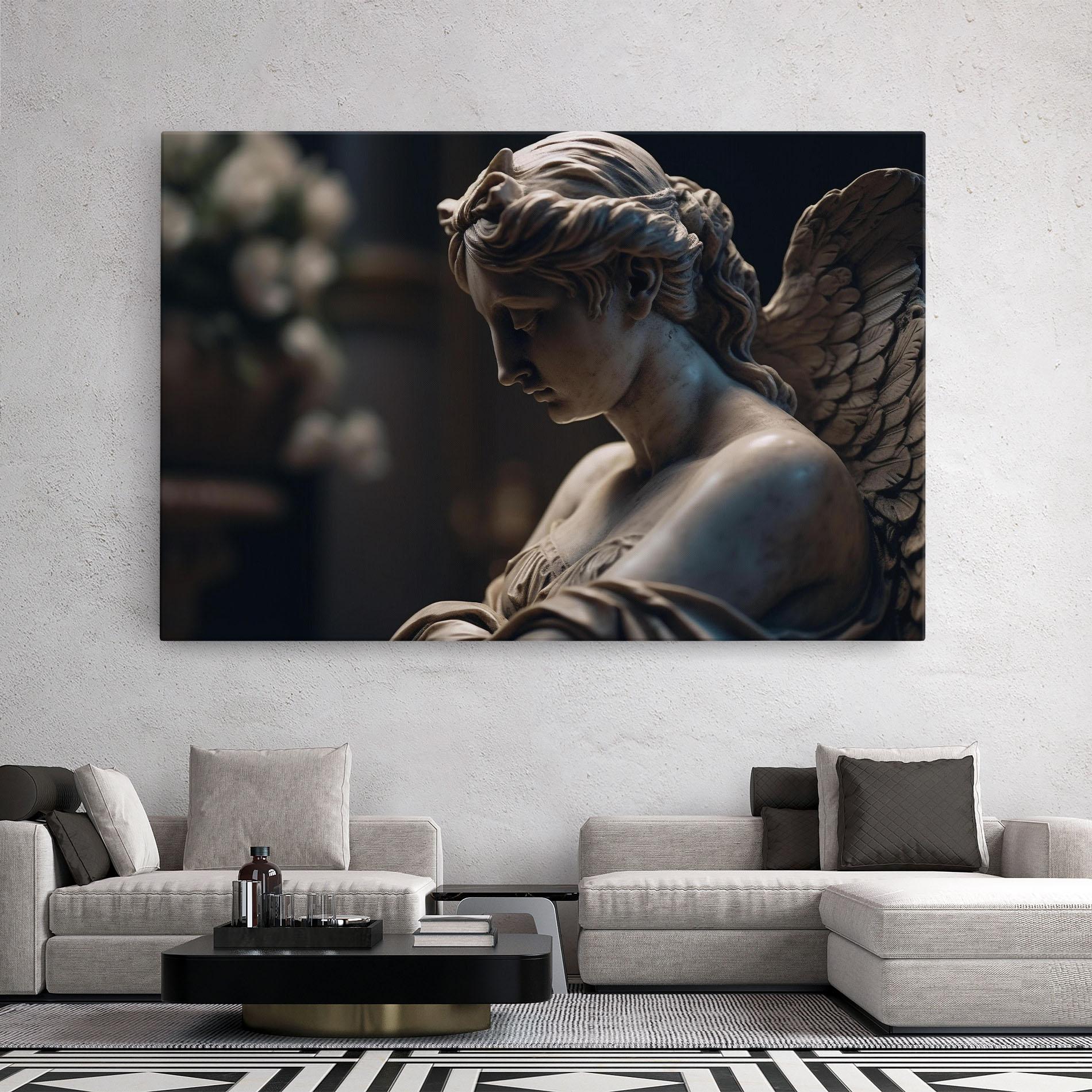 Картина на платно Praying Woman mockup 2