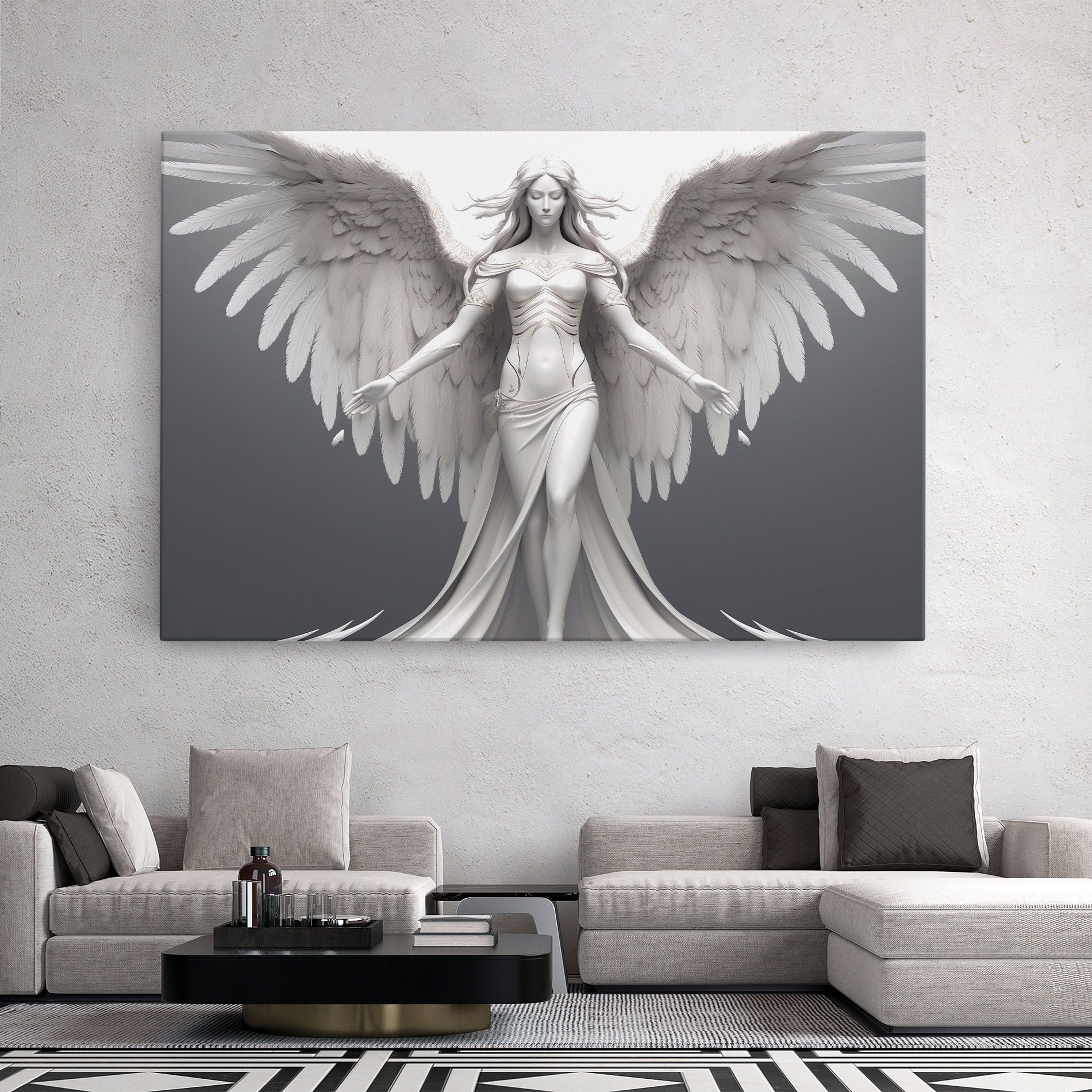 White Stone Woman mockup 2