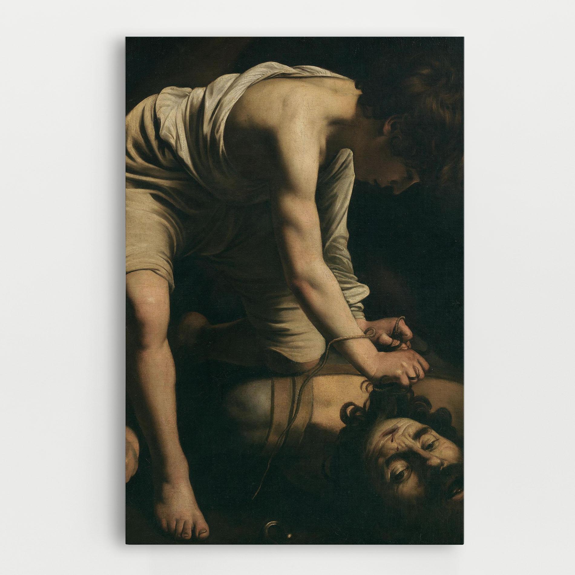 Картина на платно David And Goliath mockup 0