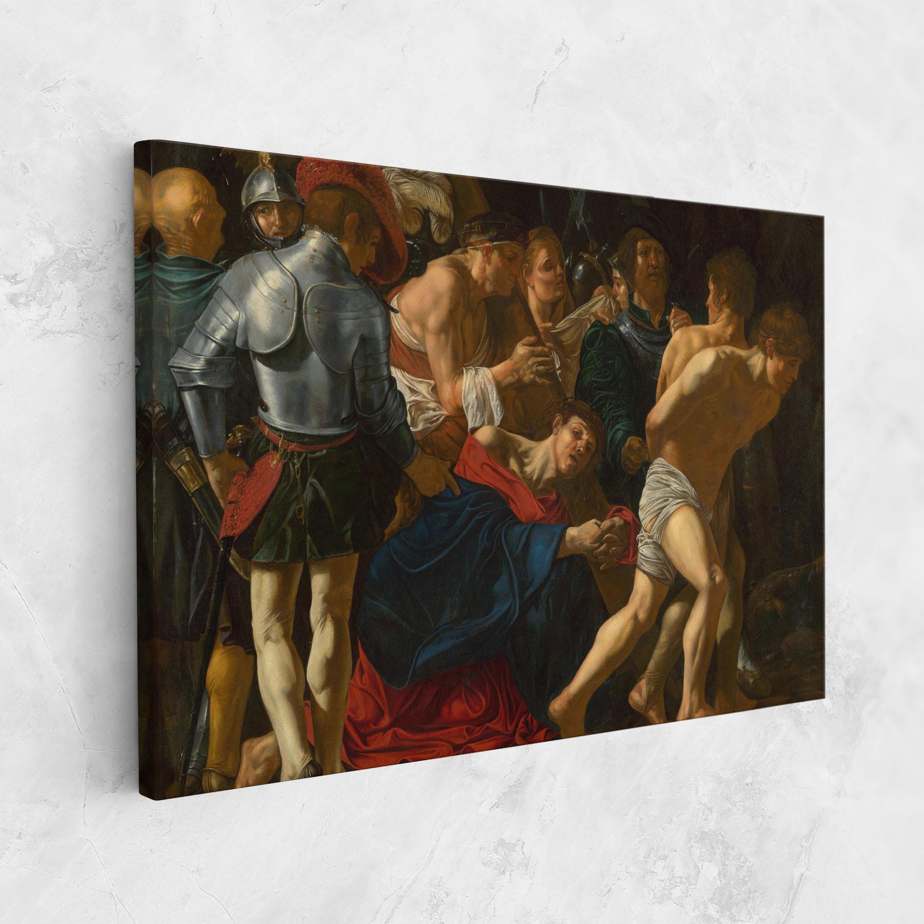 Картина на платно Fall Of Christ Calvary mockup 1