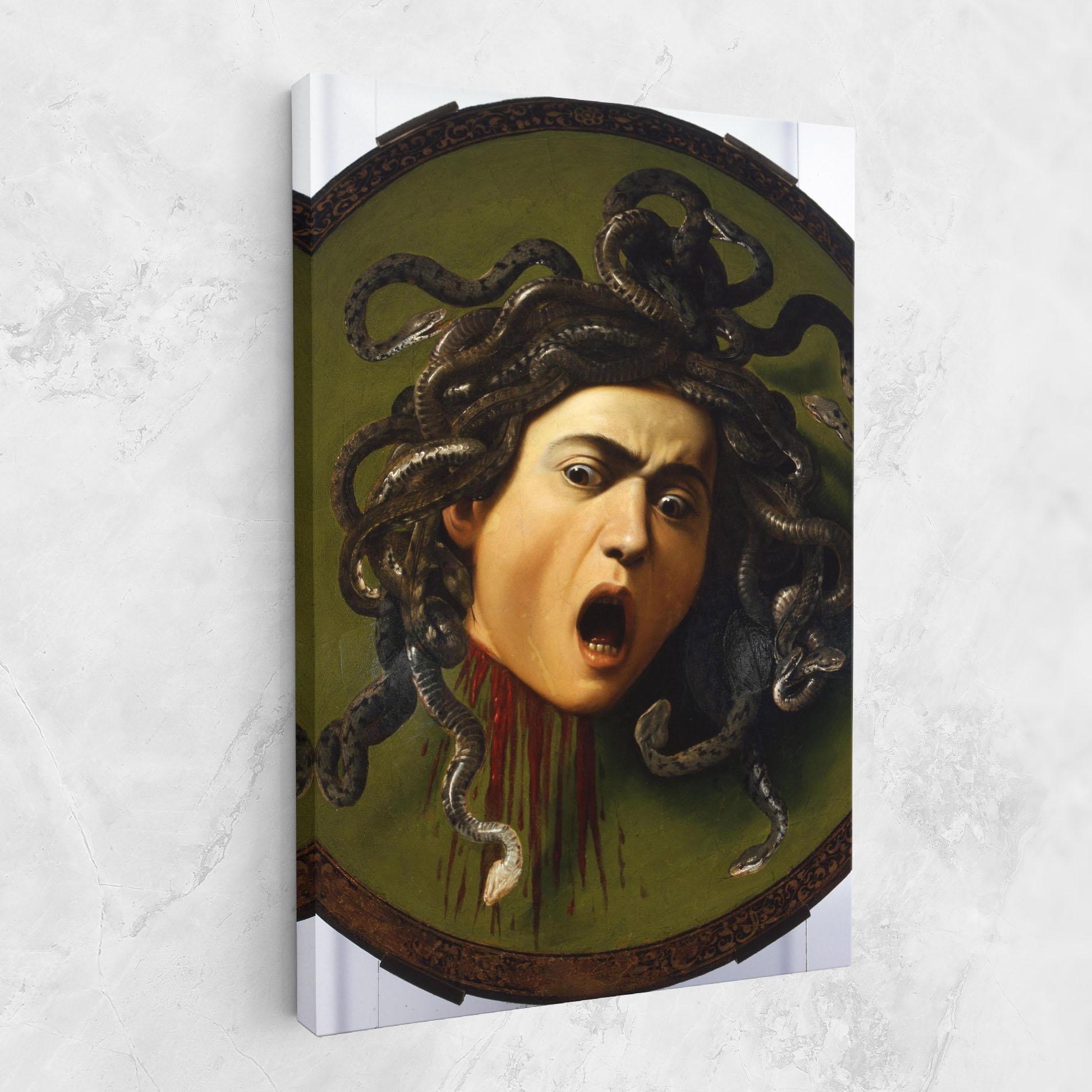 Картина на платно Caravaggio Medusa mockup 1