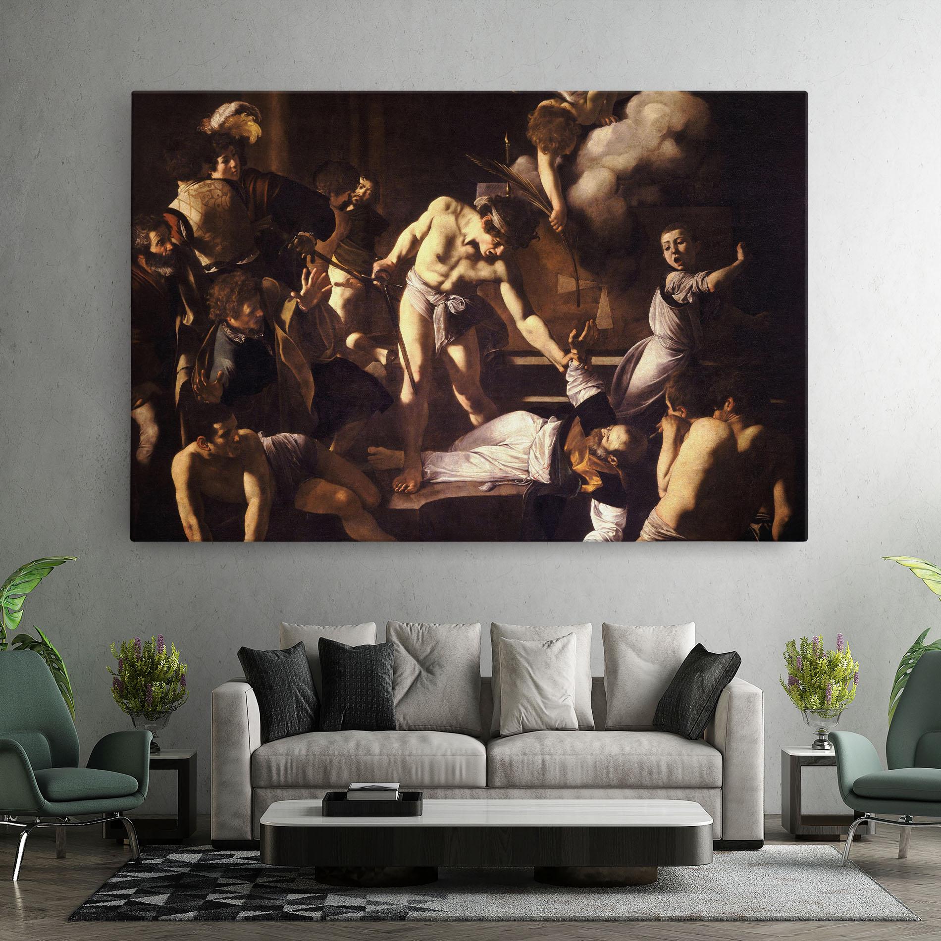 Картина на платно The Martyrdom mockup 7