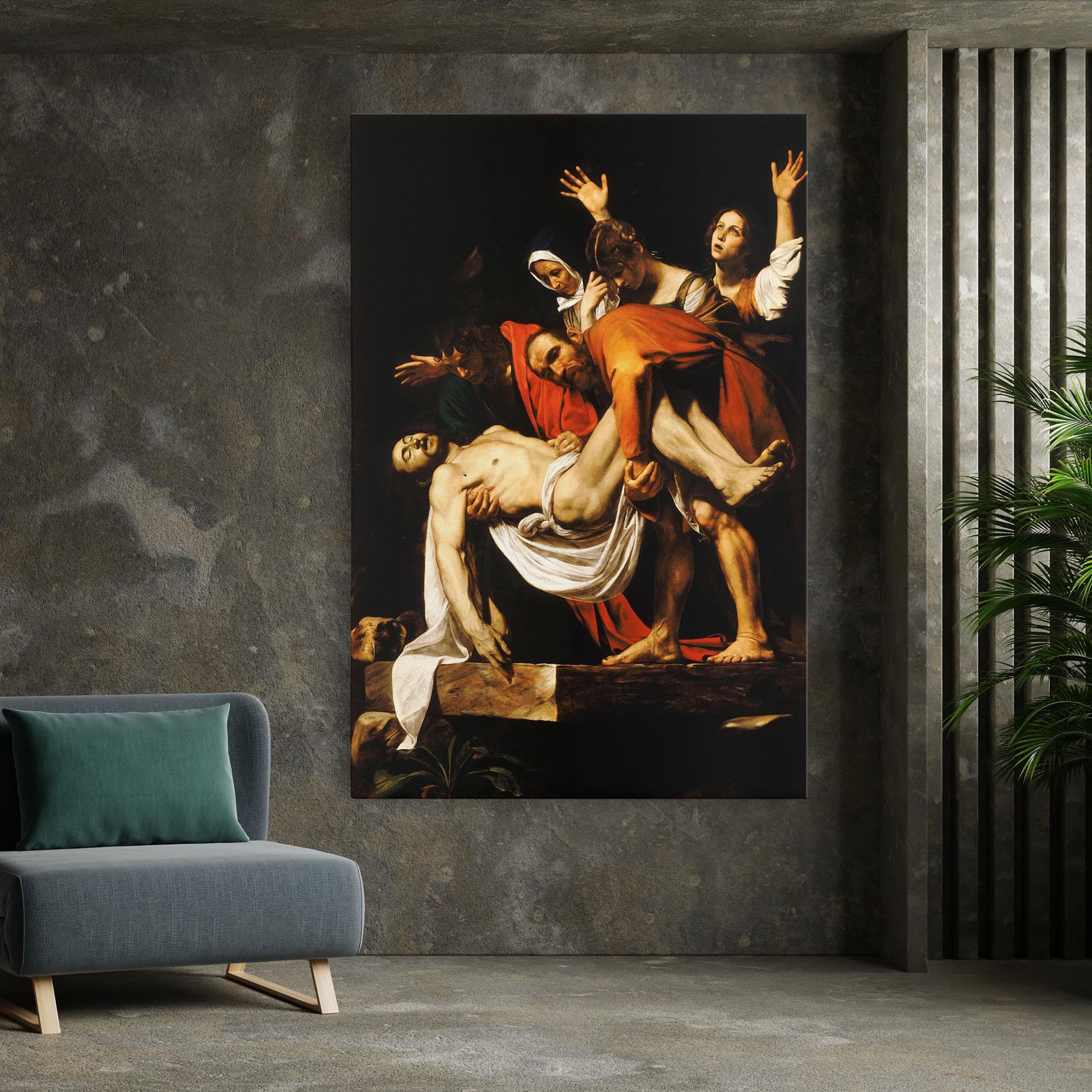 Картина на платно The Entombment Of Christ mockup 7