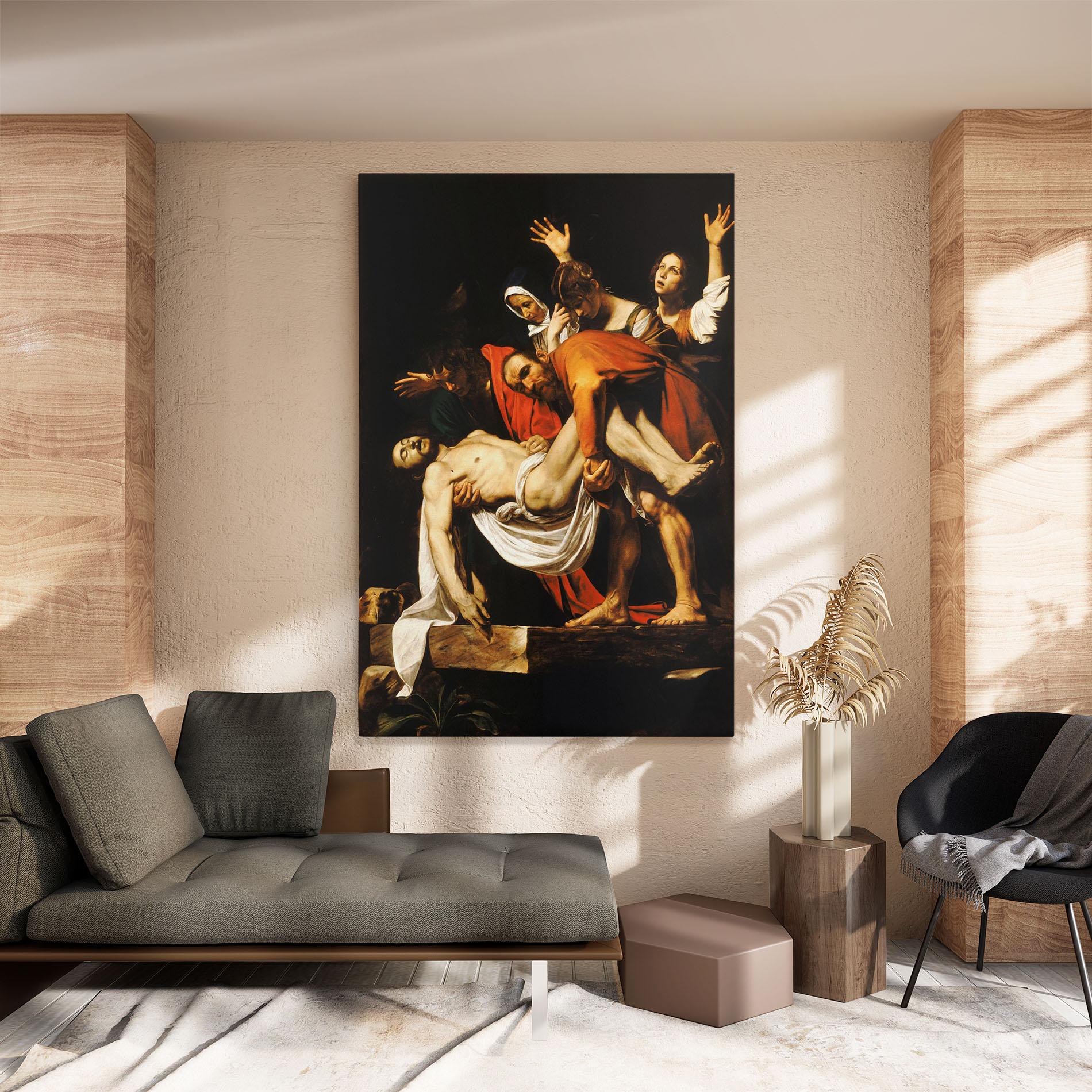 Картина на платно The Entombment Of Christ mockup 8