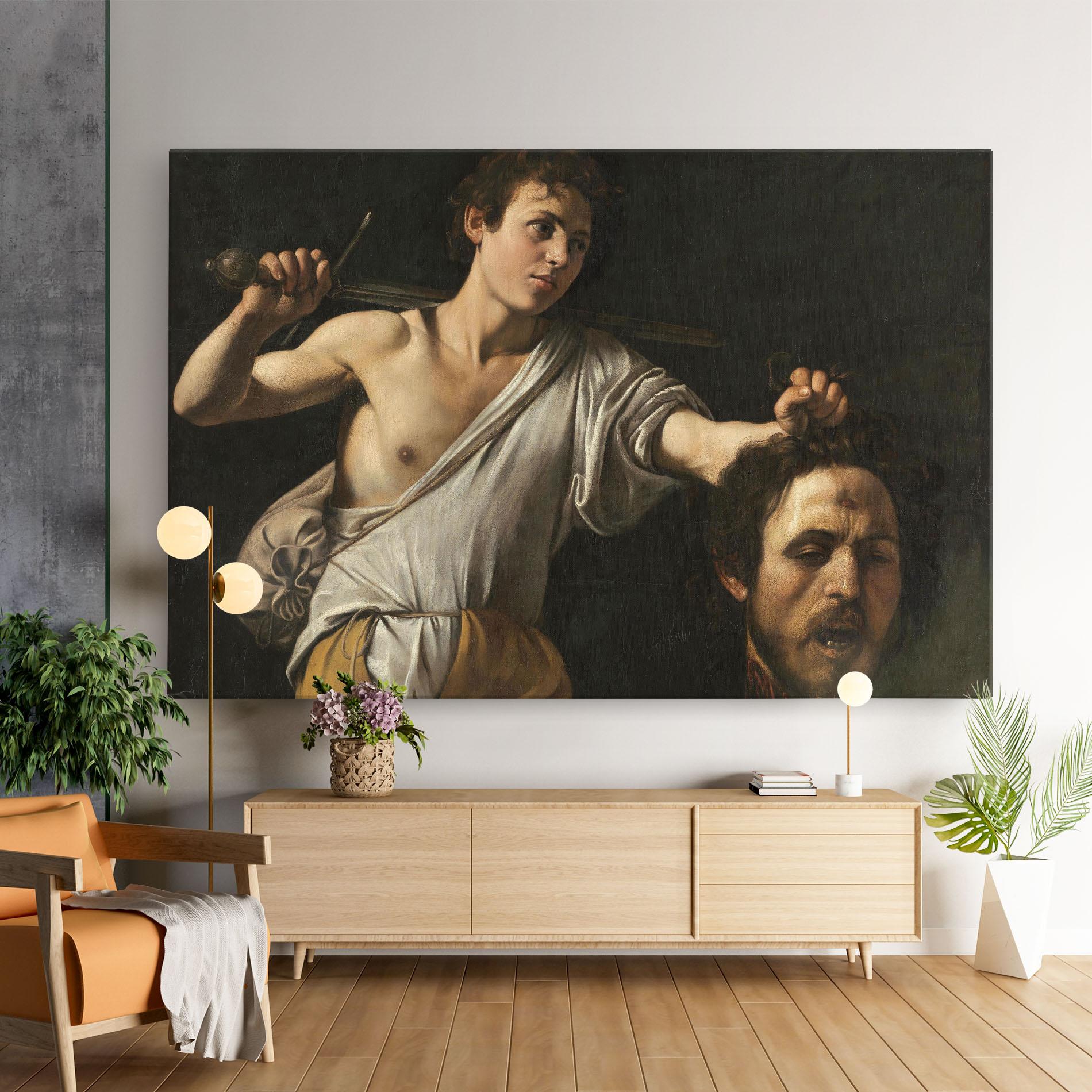 Картина на платно The Head Of Goliath mockup 9