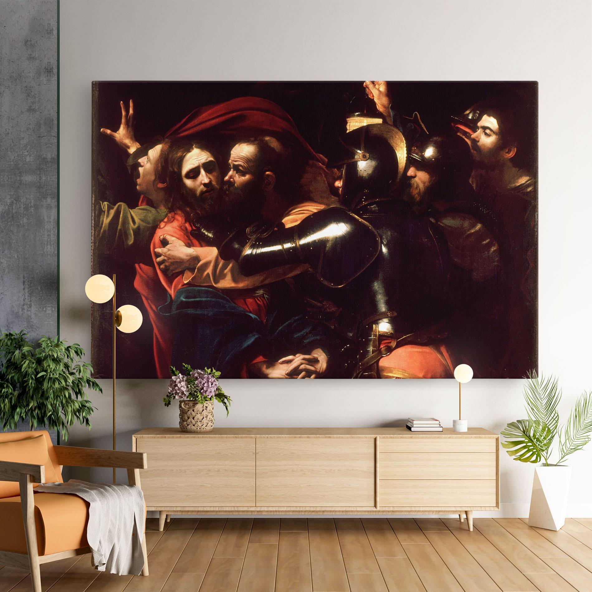 Картина на платно The Taking Of Christ mockup 9