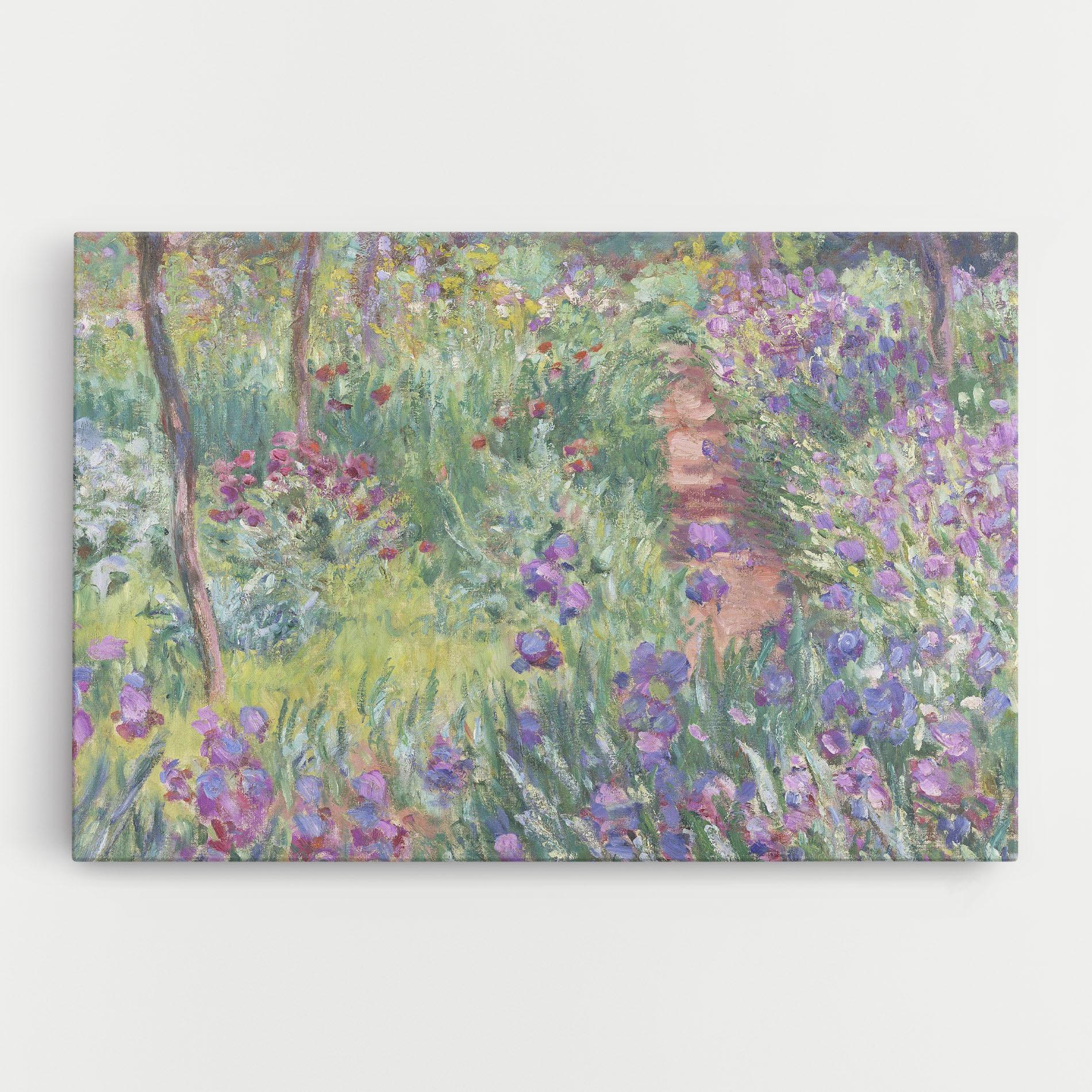 Картина на платно Garden In Giverny mockup 0