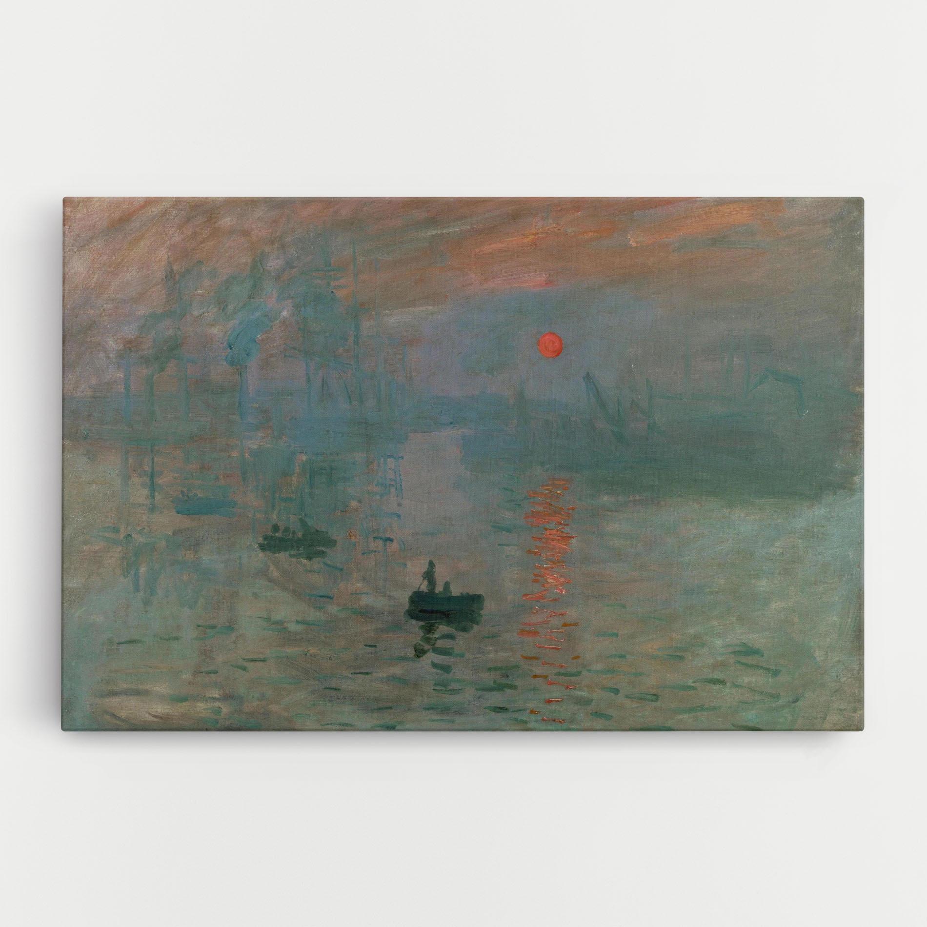Картина на платно Monet Sunrise mockup 0