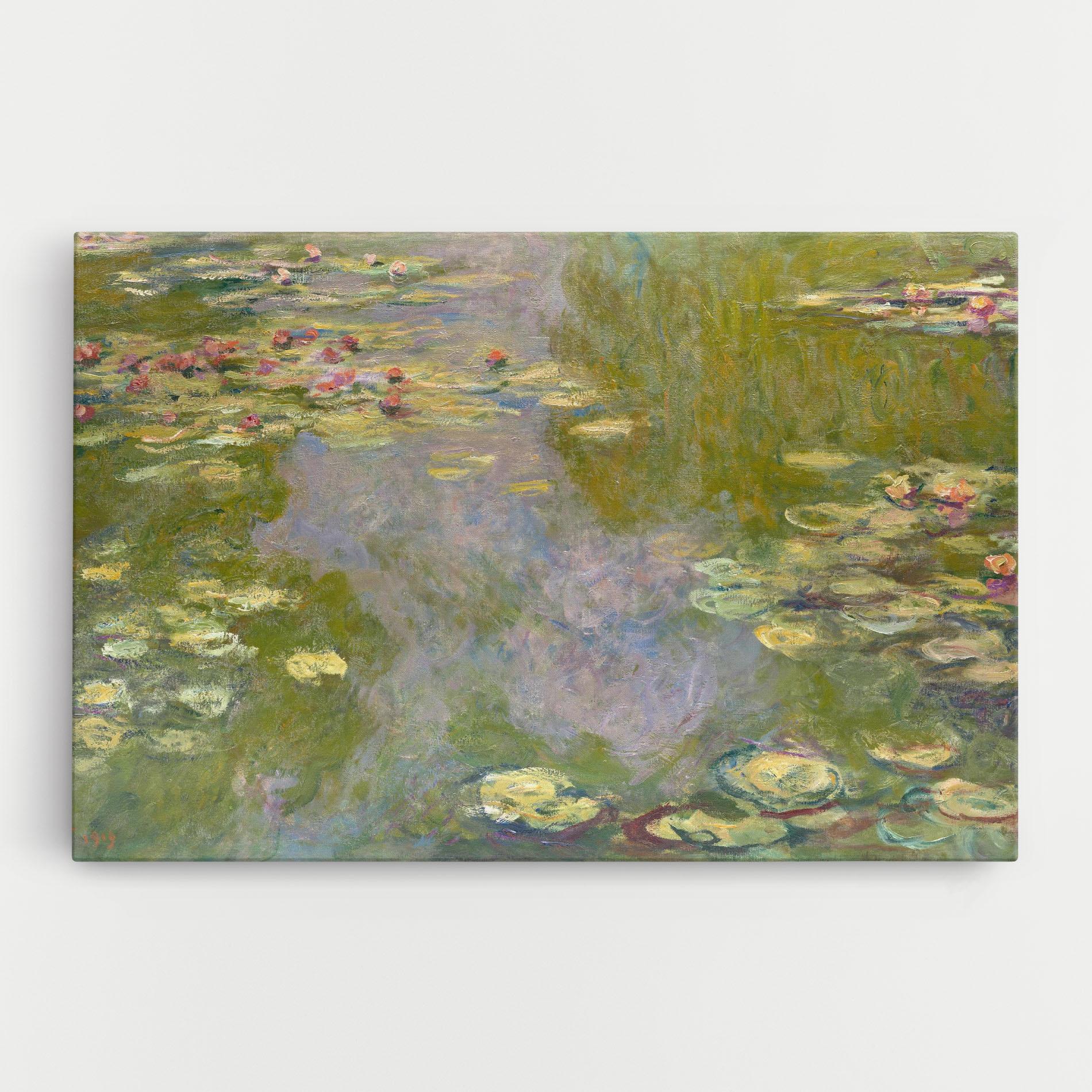 Картина на платно Water Lilies Monet mockup 0