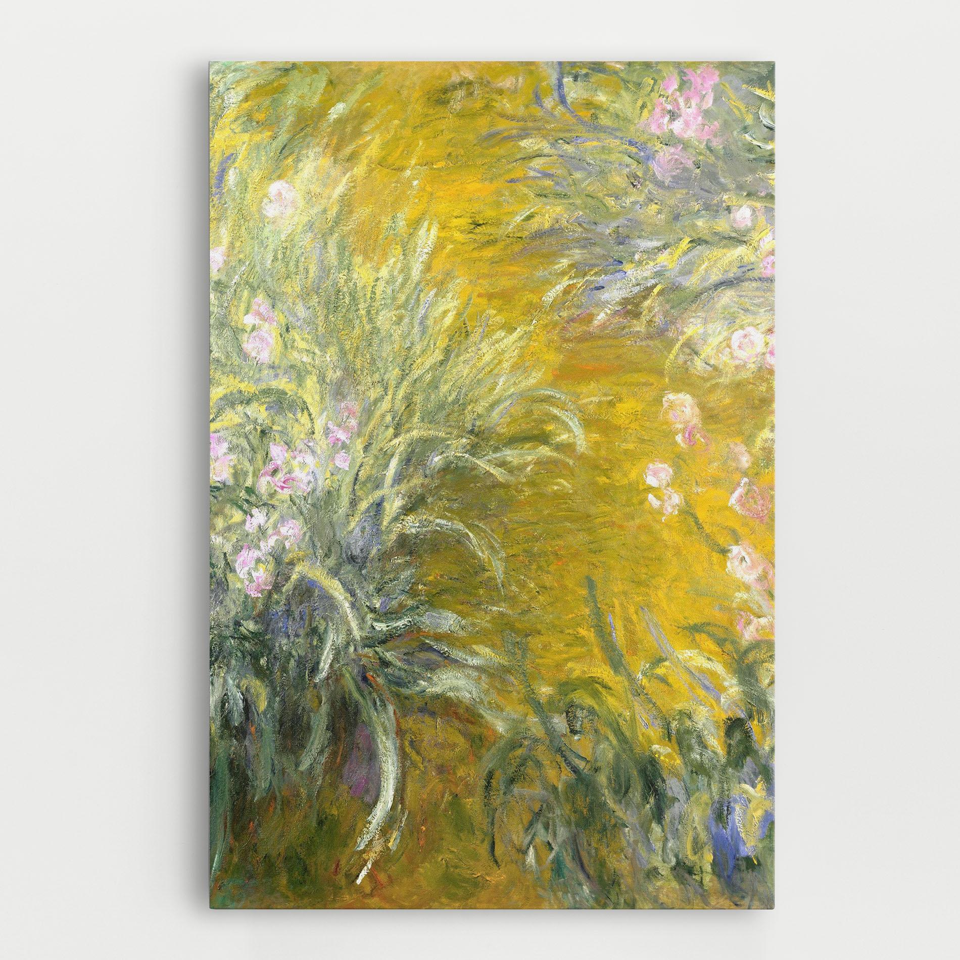 Картина на платно Path Through The Irises mockup 0