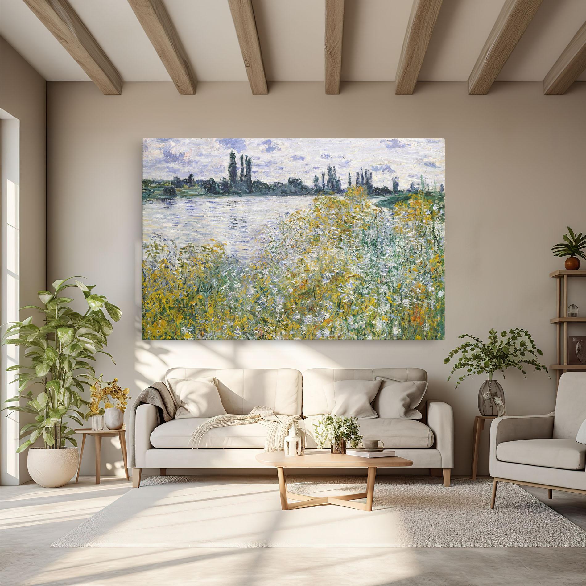 Картина на платно Near Vetheuil mockup 6