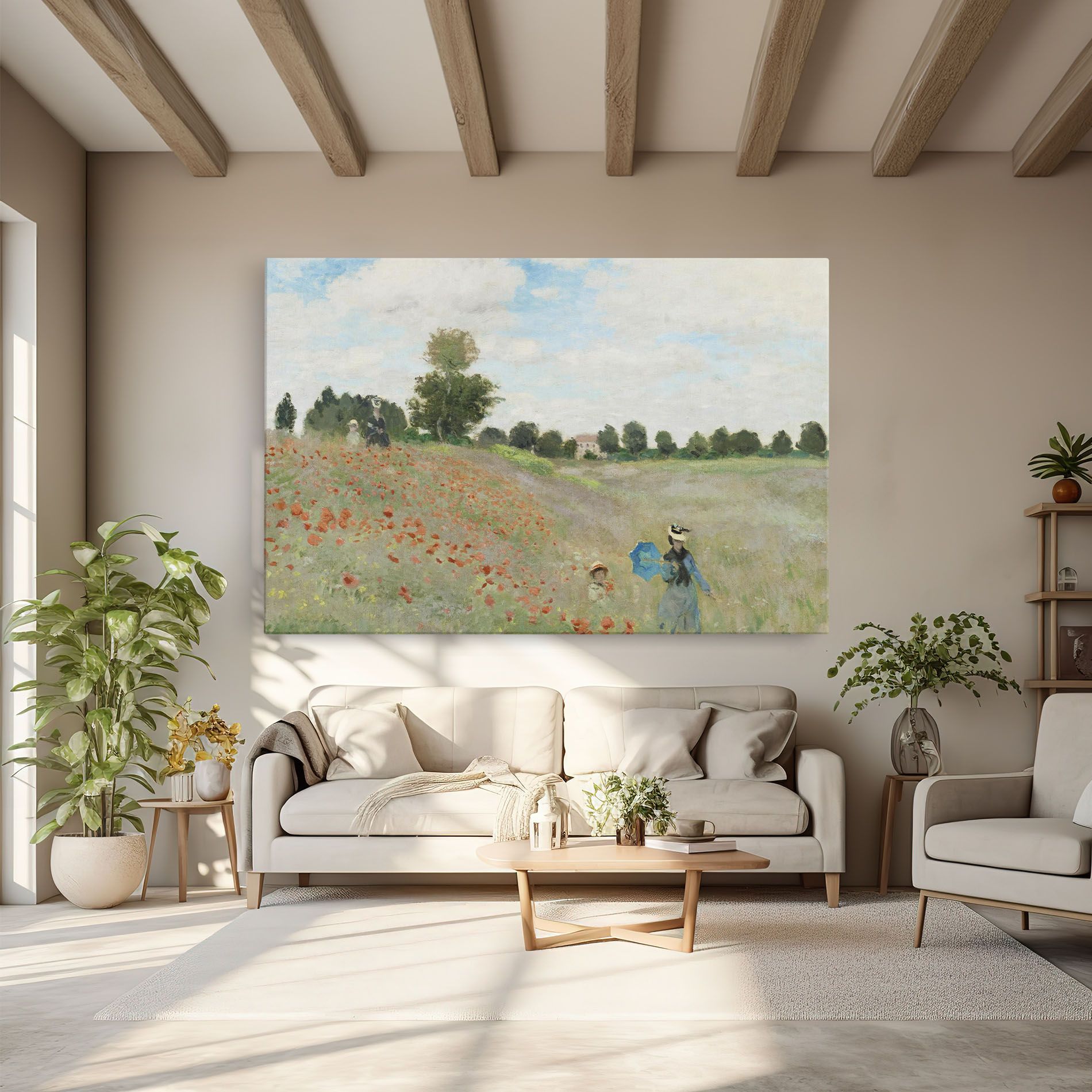 Poppy Field Near Argenteuil mockup 6