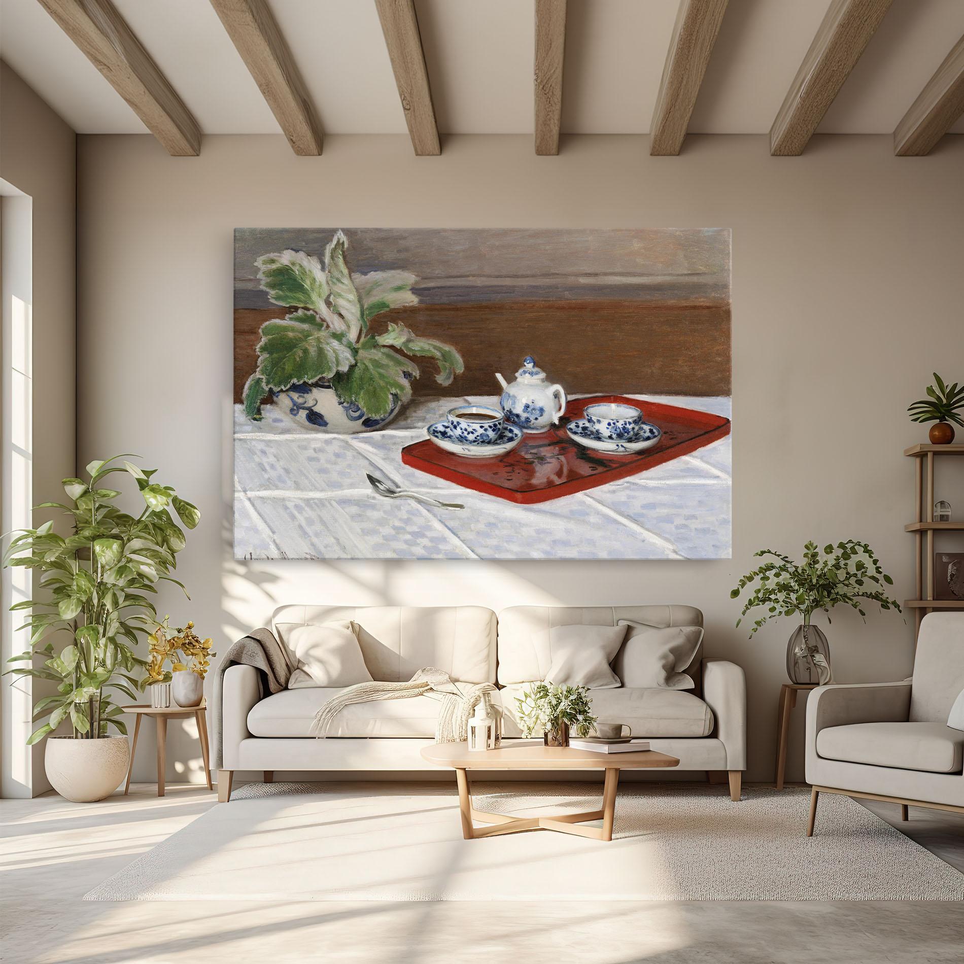 Картина на платно Tea Service mockup 6