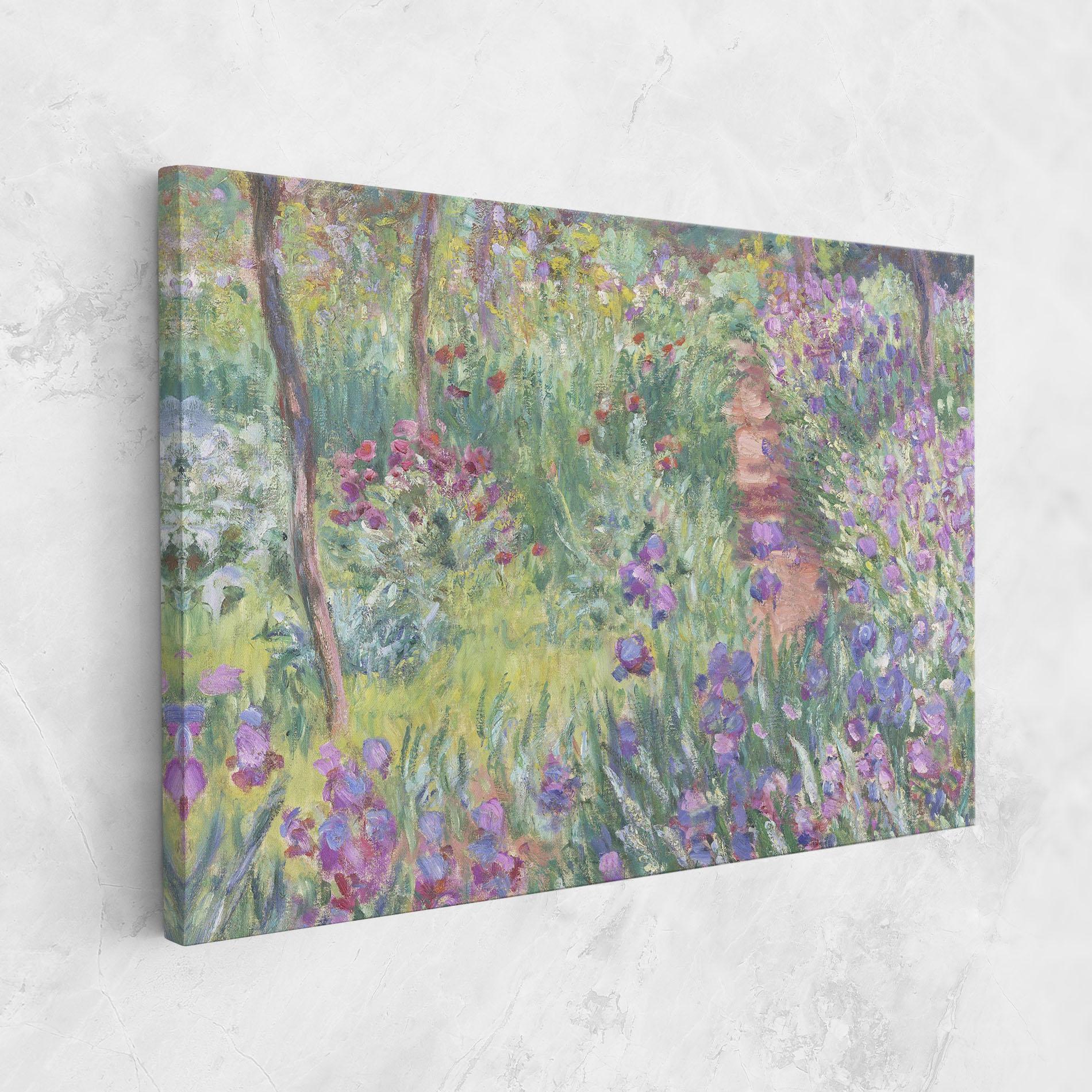 Картина на платно Garden In Giverny mockup 1