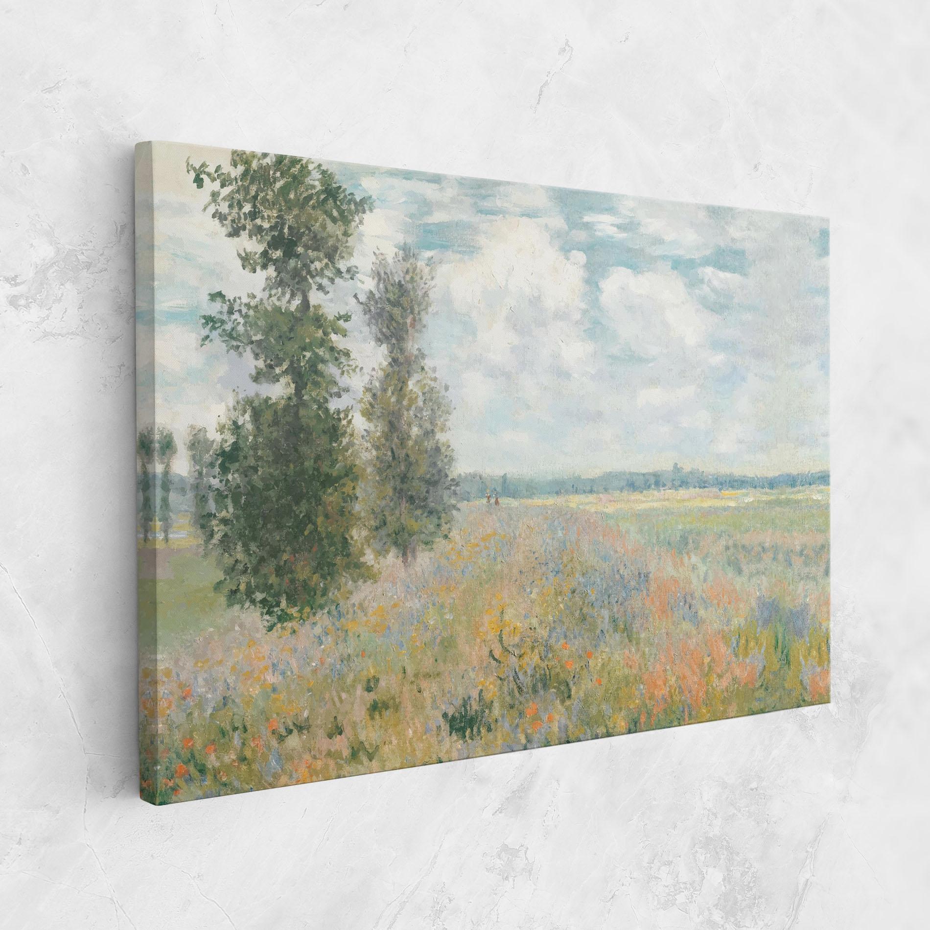 Картина на платно Monet's Landscape Background mockup 1