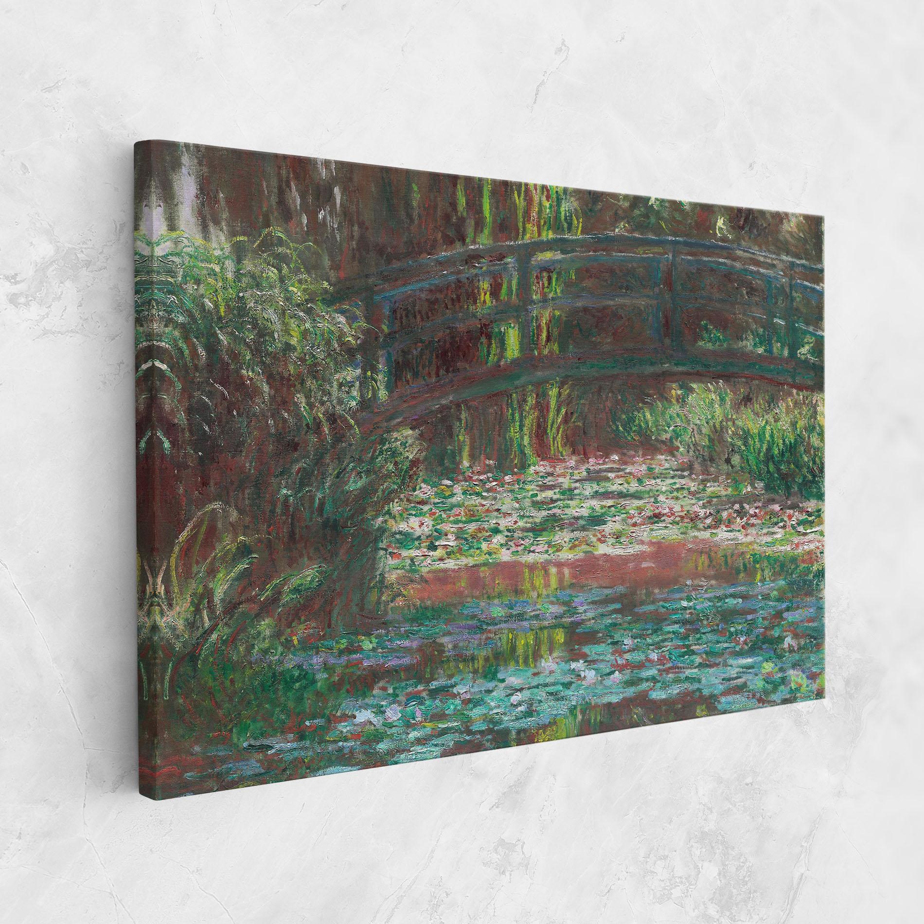 Картина на платно Water Lily Pond mockup 1