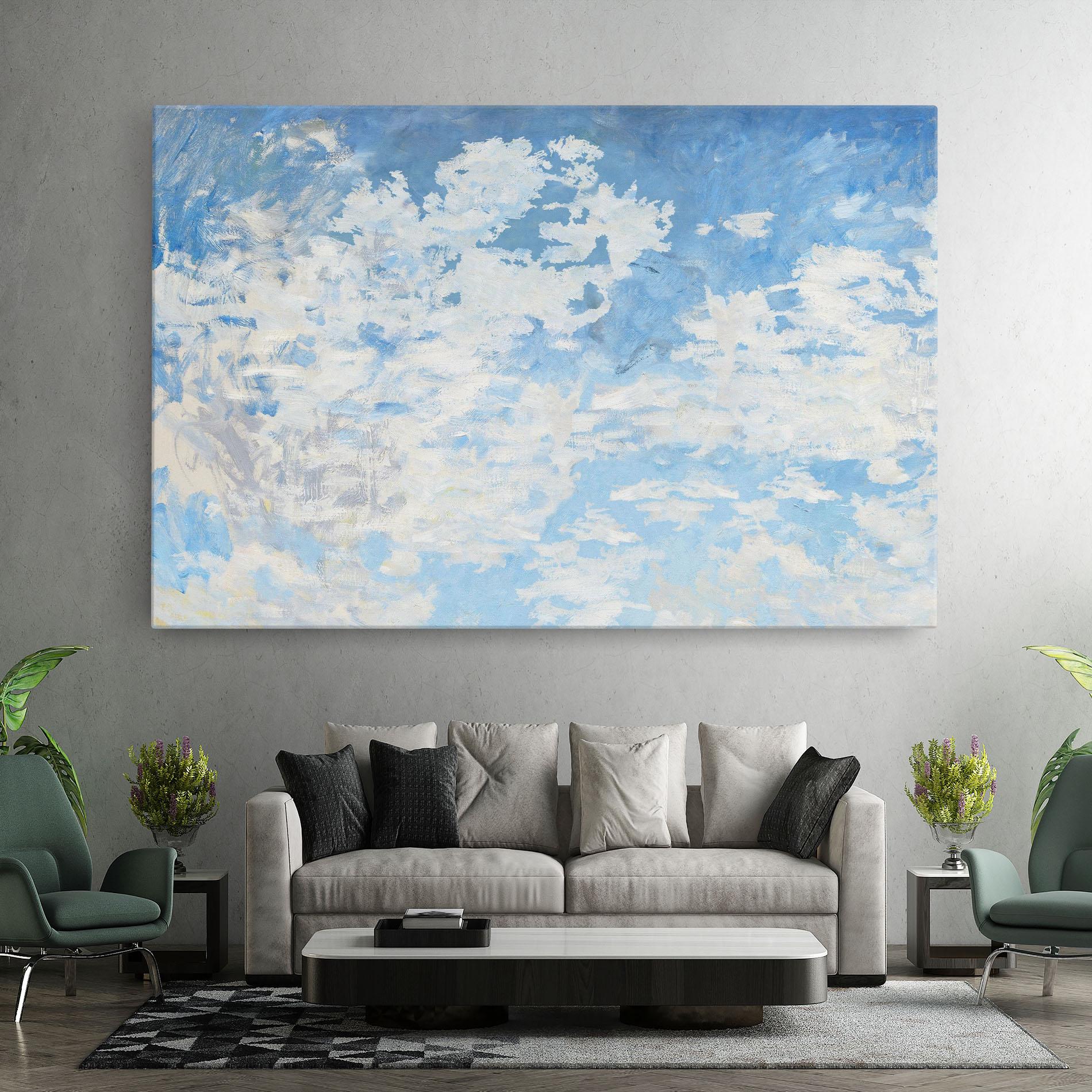Картина на платно Clouds Monet mockup 7