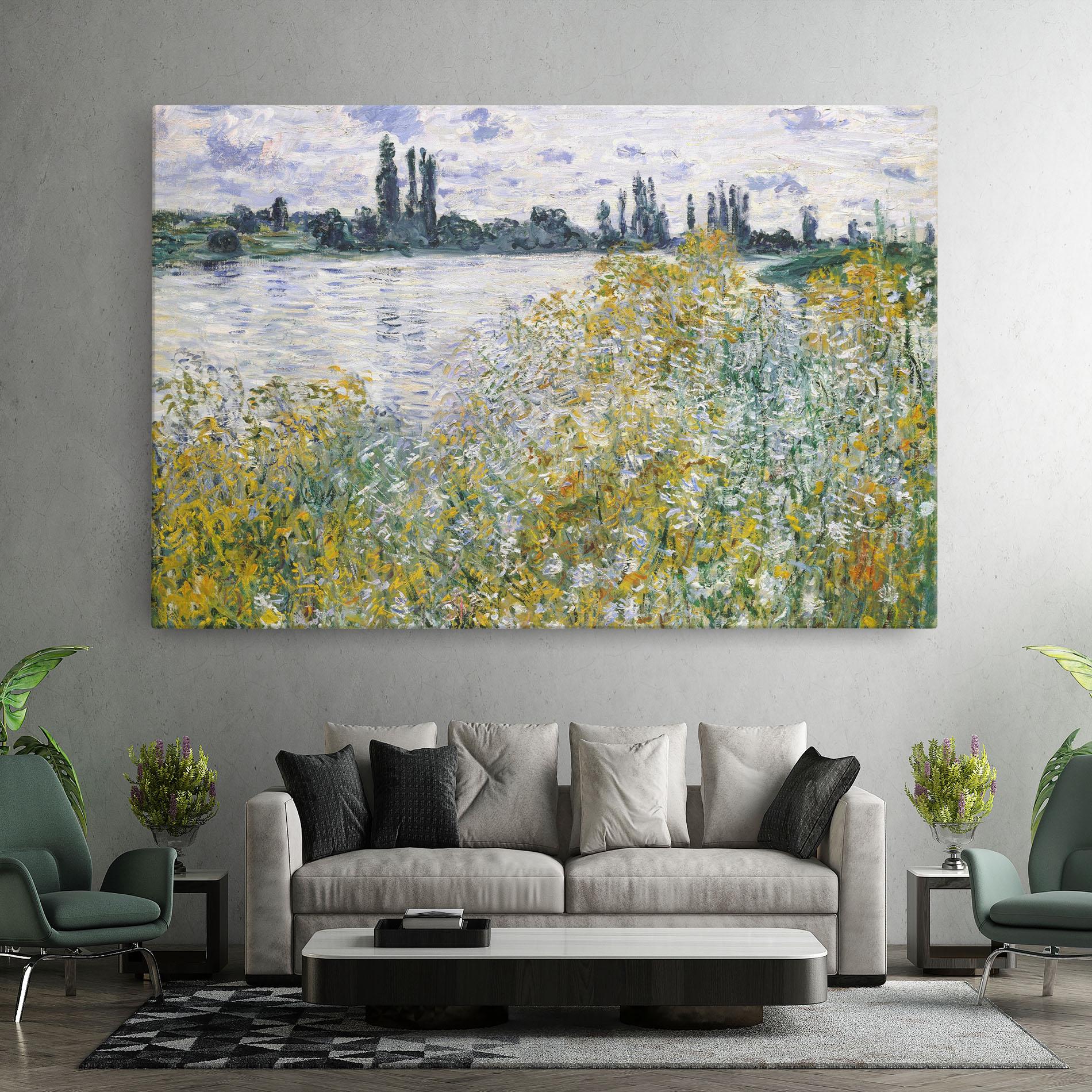 Картина на платно Near Vetheuil mockup 7