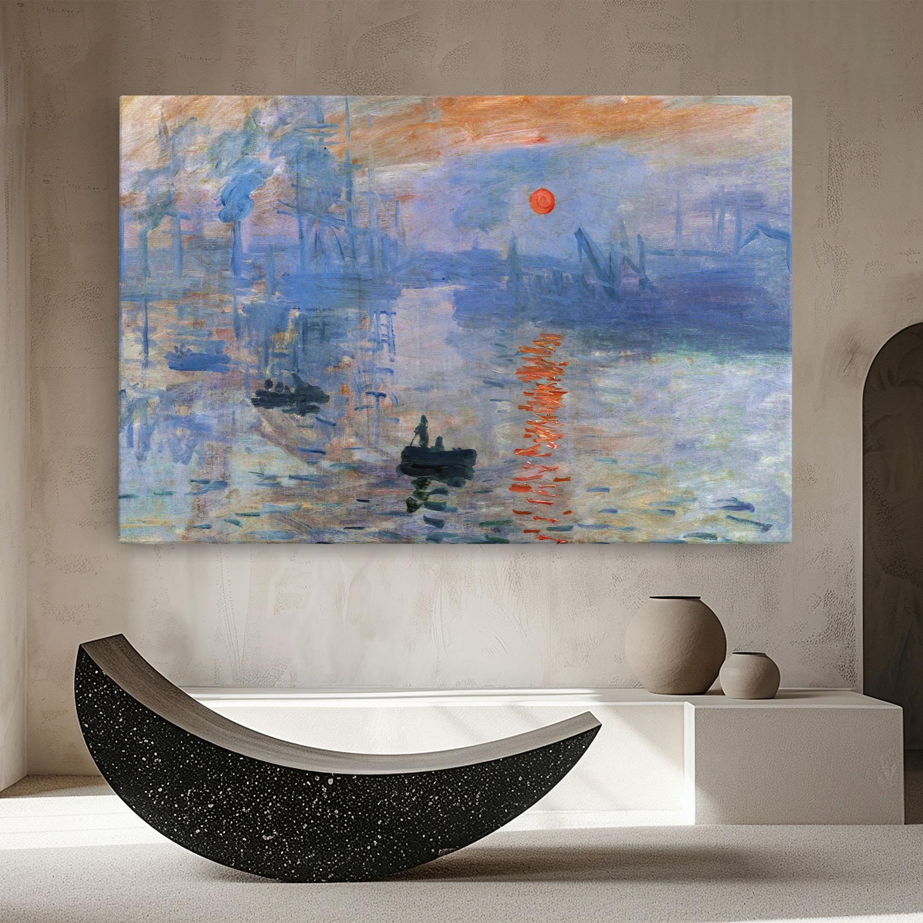 Картина на платно Monet Impressionist mockup 8