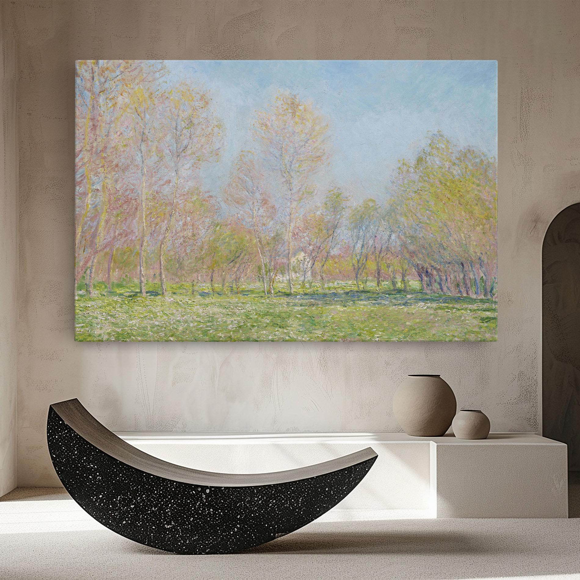 Картина на платно Spring In Giverny mockup 8