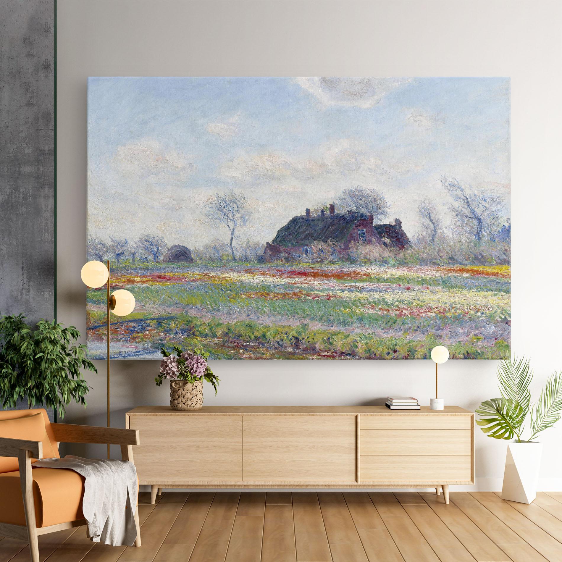 Картина на платно Tulip Fields At Sassenheim mockup 9