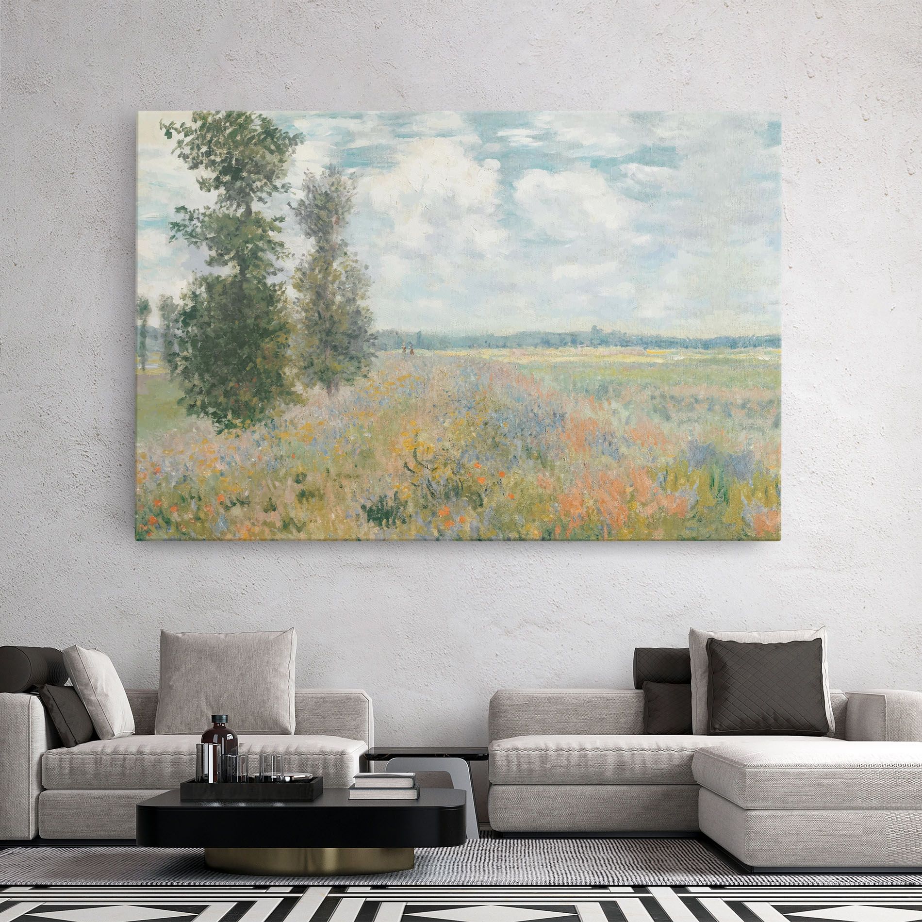 Monet's Landscape Background mockup 2